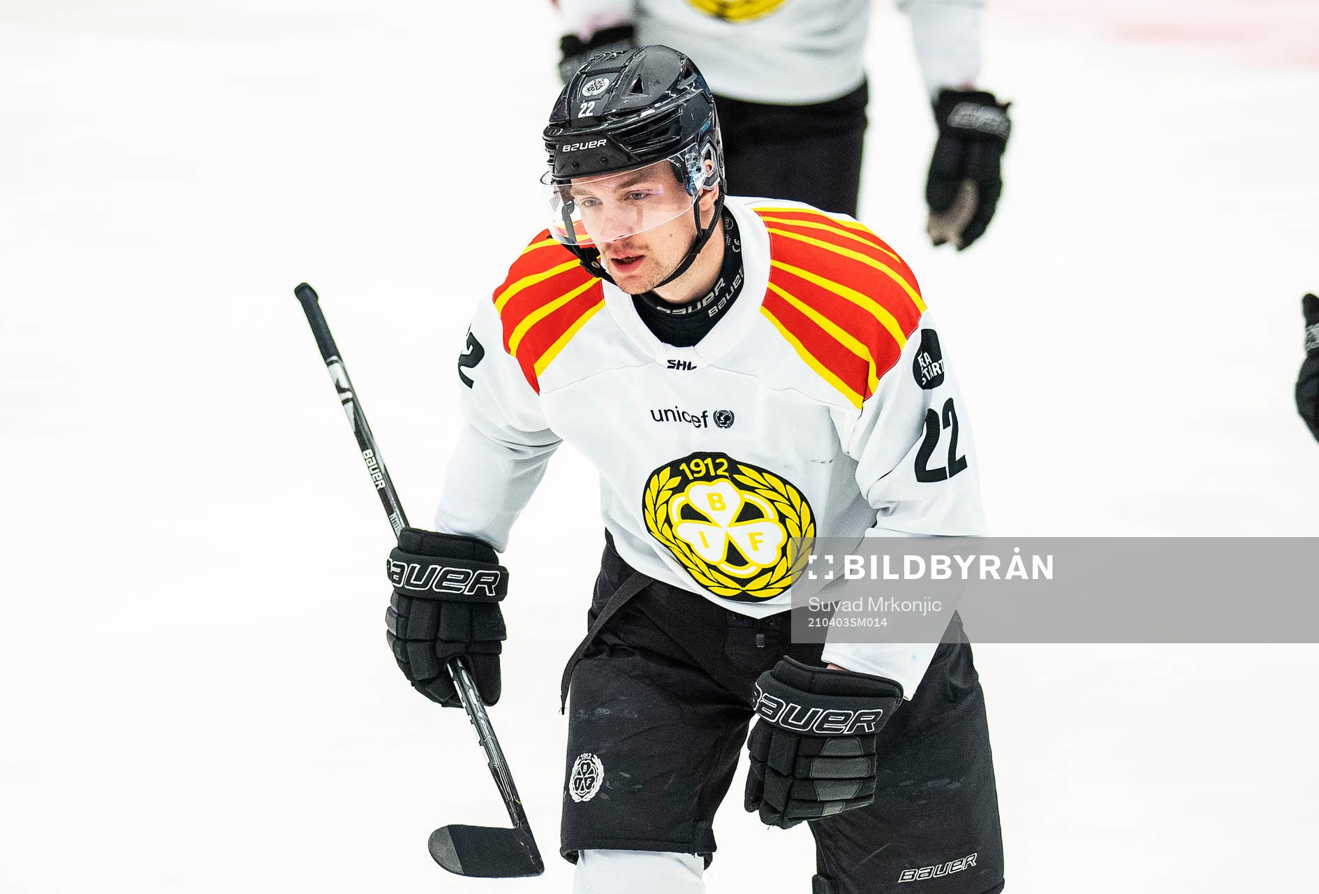 Brynäs Adam Pettersson jublar