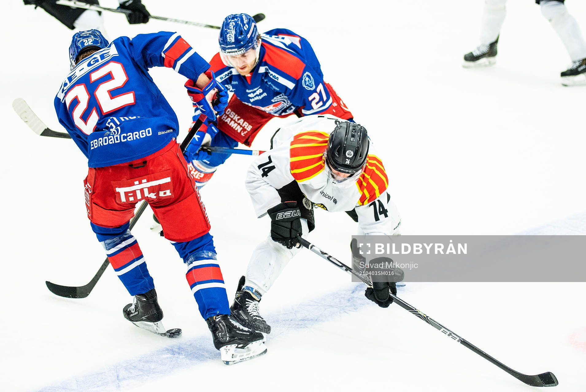 Oskarshamns John Dahlström och JC Lipon samt Brynäs Chad