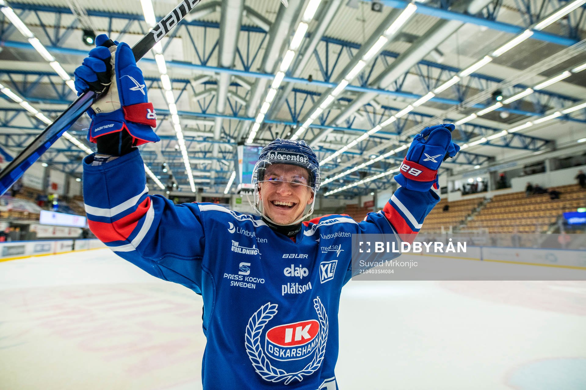 Oskarshamns Filiph Engsund jublar