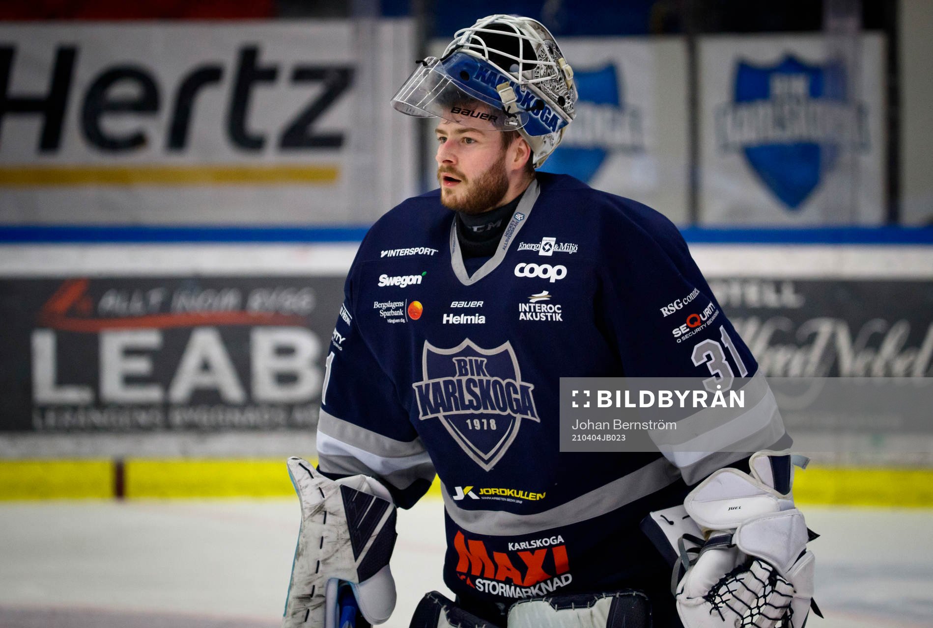 Karlskogas målvakt Tim Juel