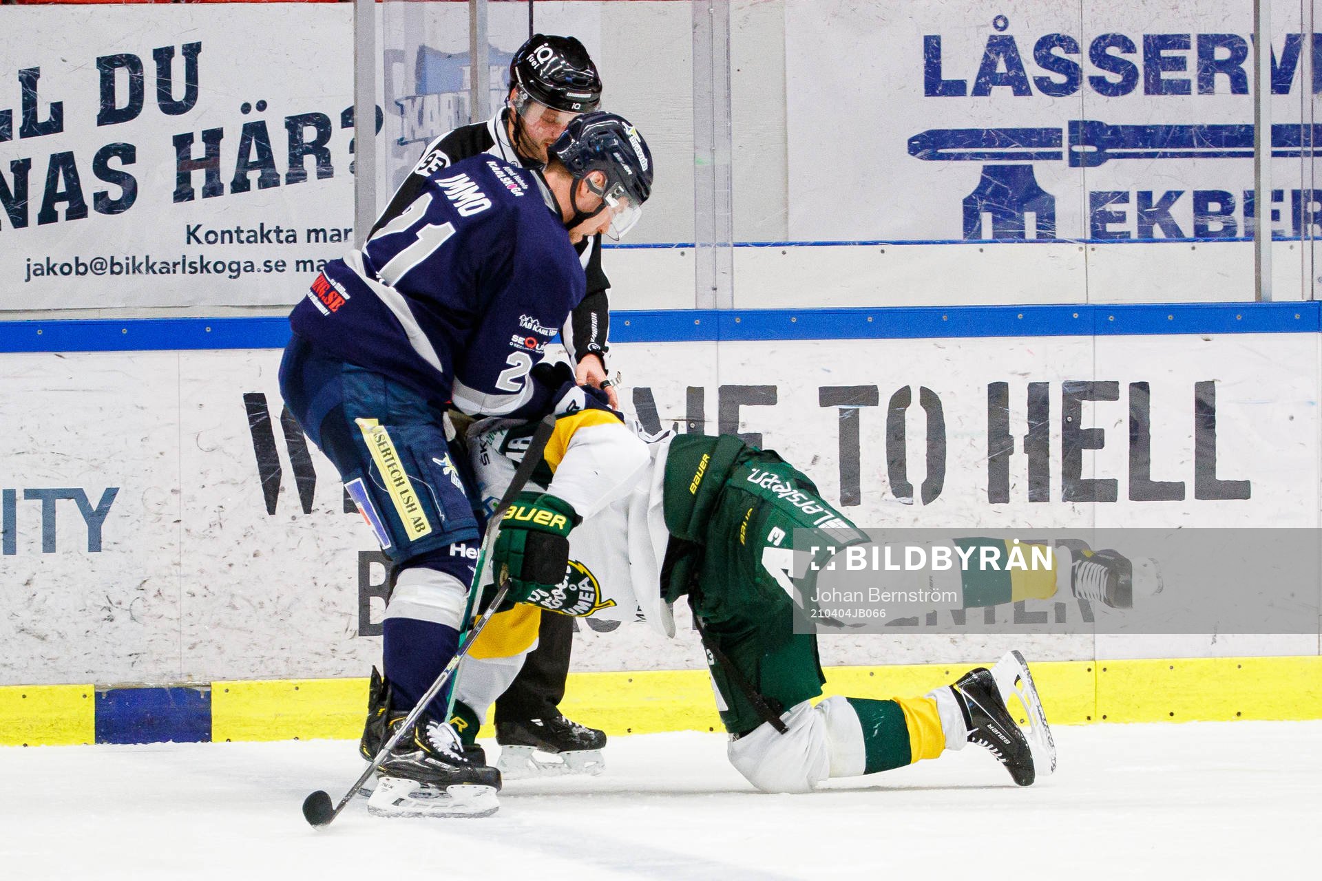 Karlskogas Tor Immo och Björklövens Daniel Rahimi