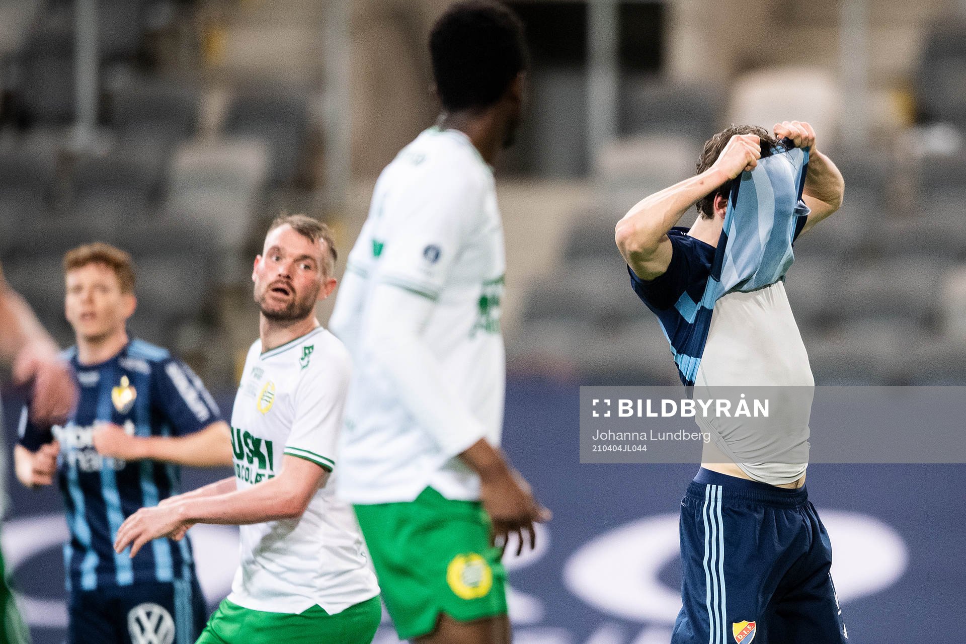 Djurgårdens Hjalmar Ekdal deppar