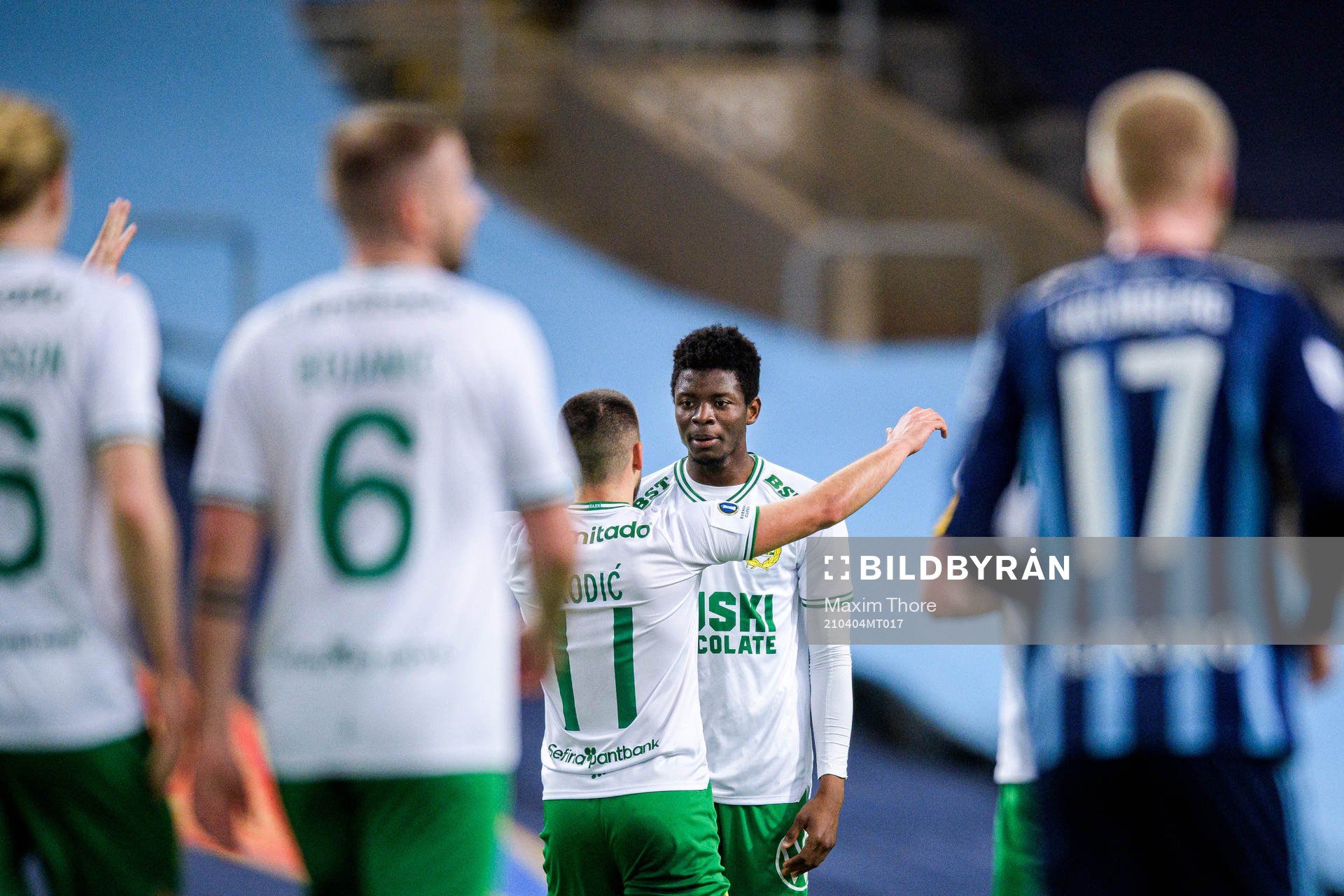 Hammarbys Aziz Ouattara Mohammed jublar