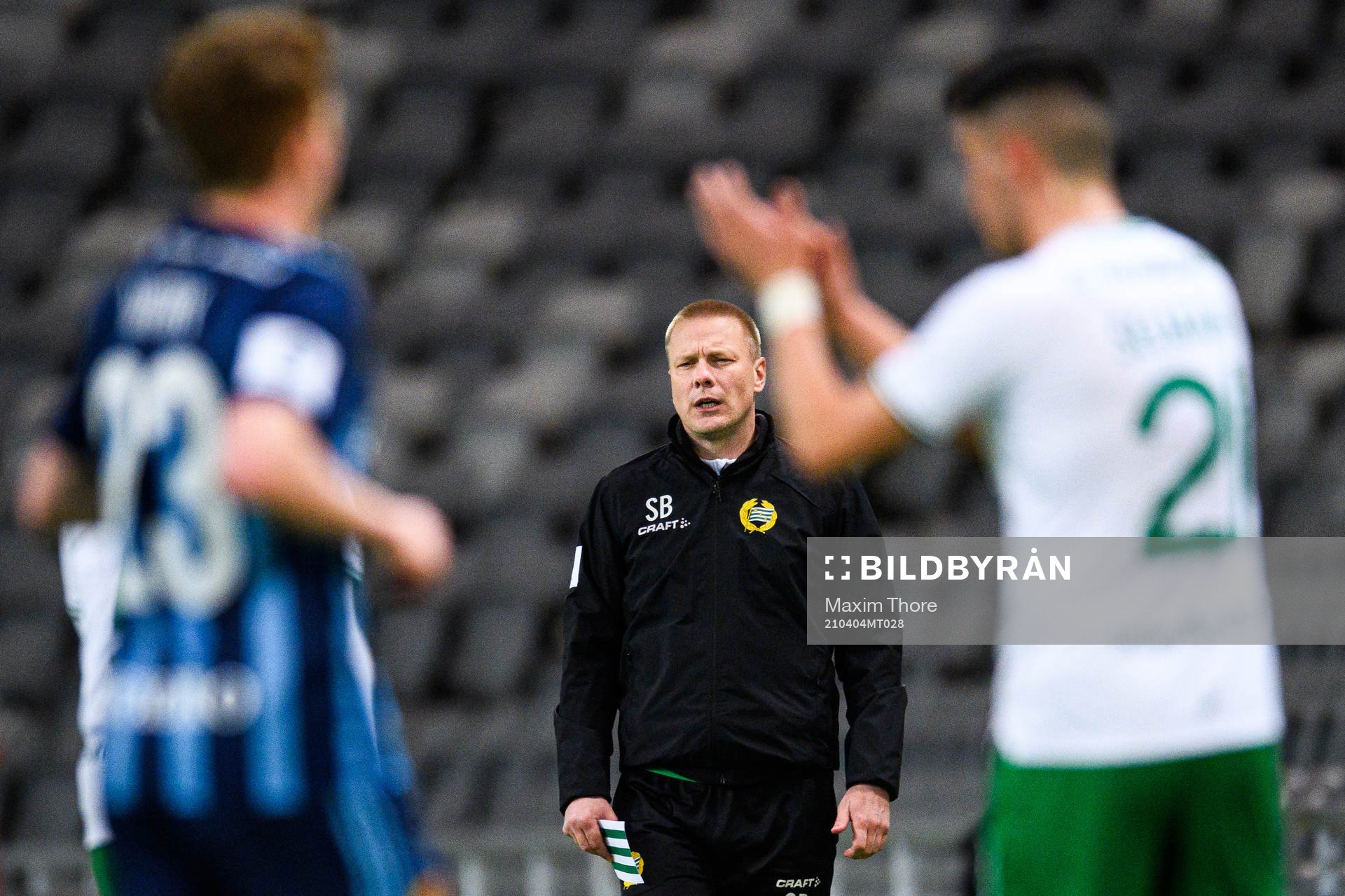Hammarbys tränare Stefan Billborn