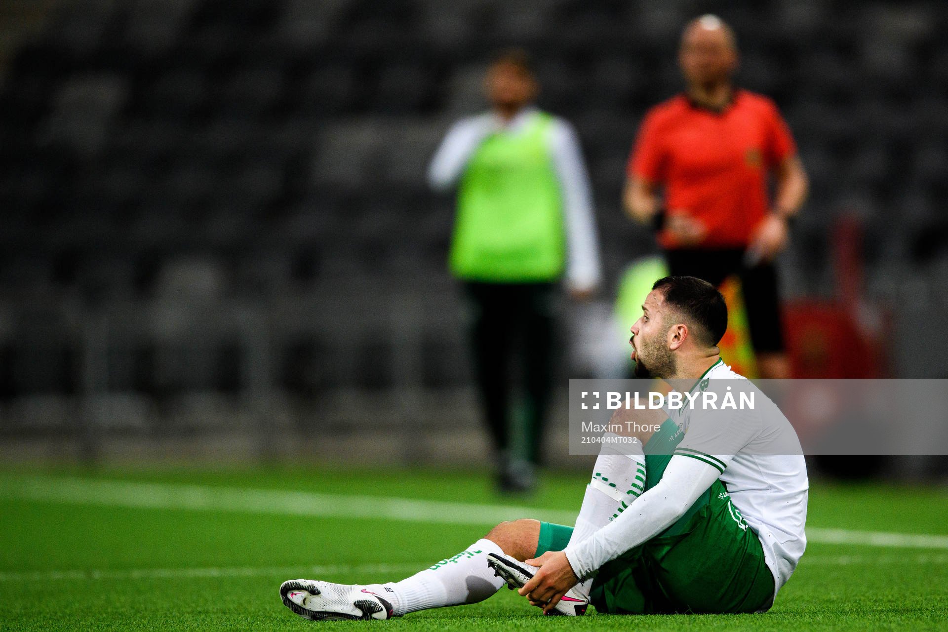 Hammarbys Mohanad Jeahze har ont