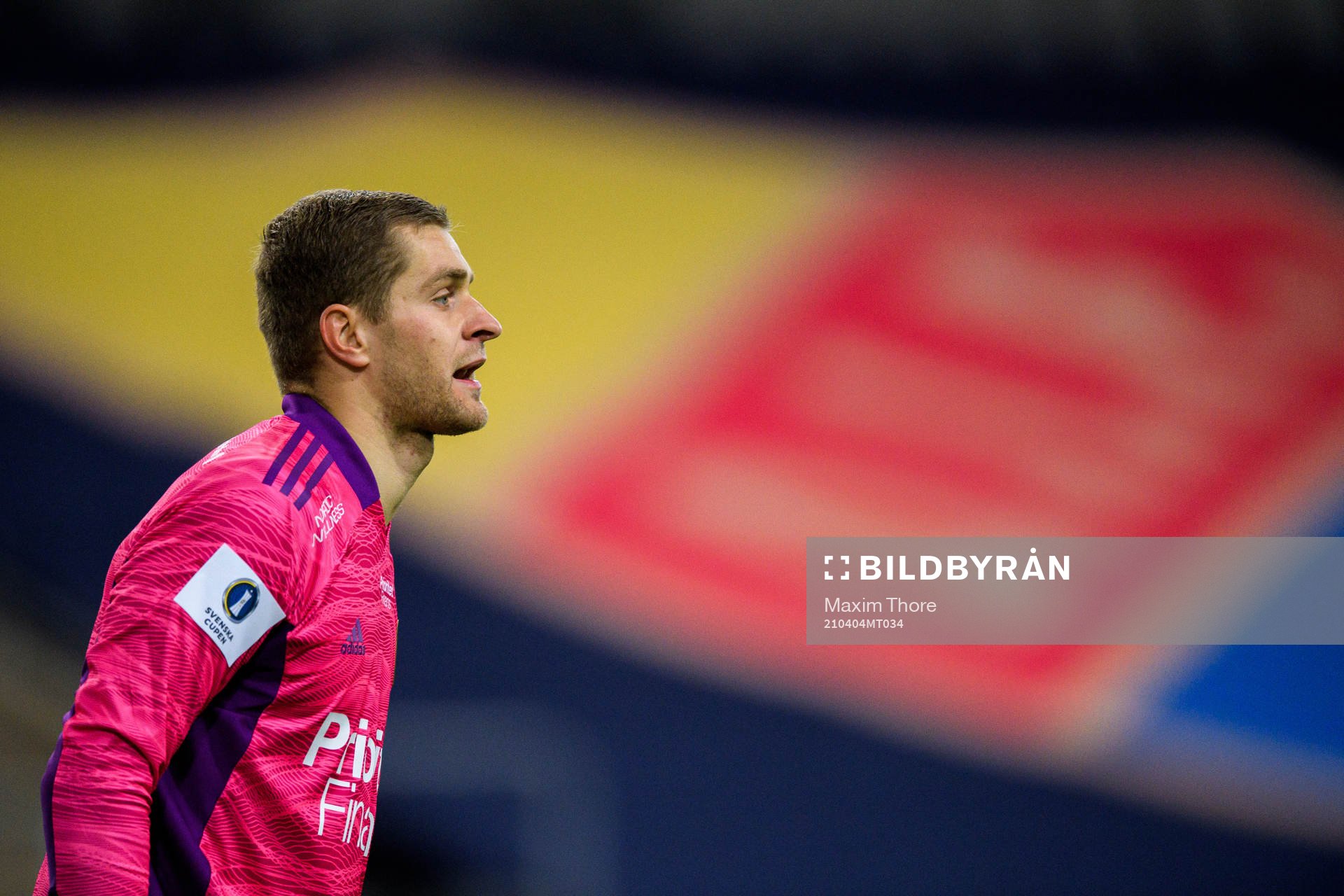 Djurgårdens målvakt Aleksandr Vasyutin