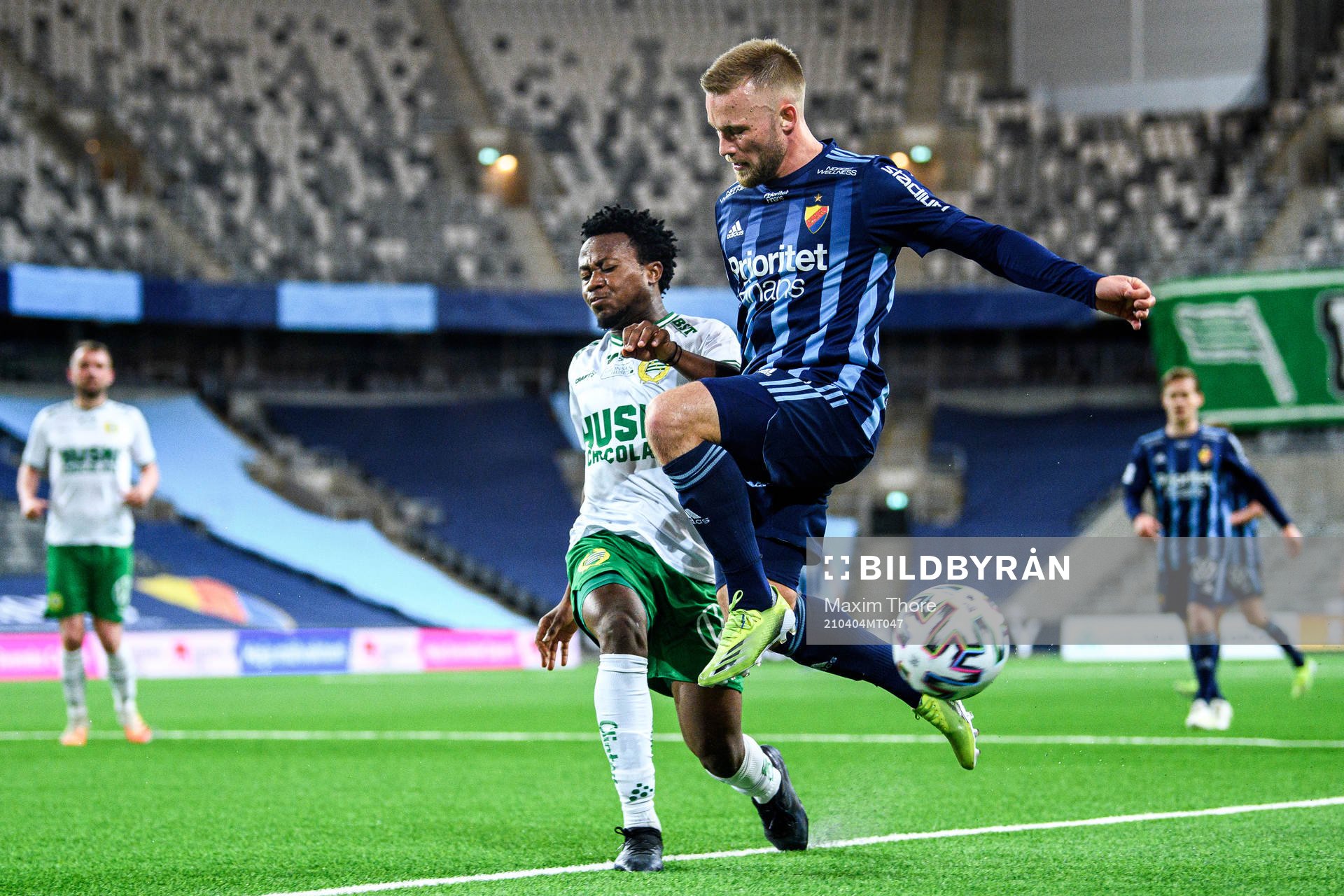 Hammarbys Abdul-Halik Hudu och Djurgårdens Nicklas
