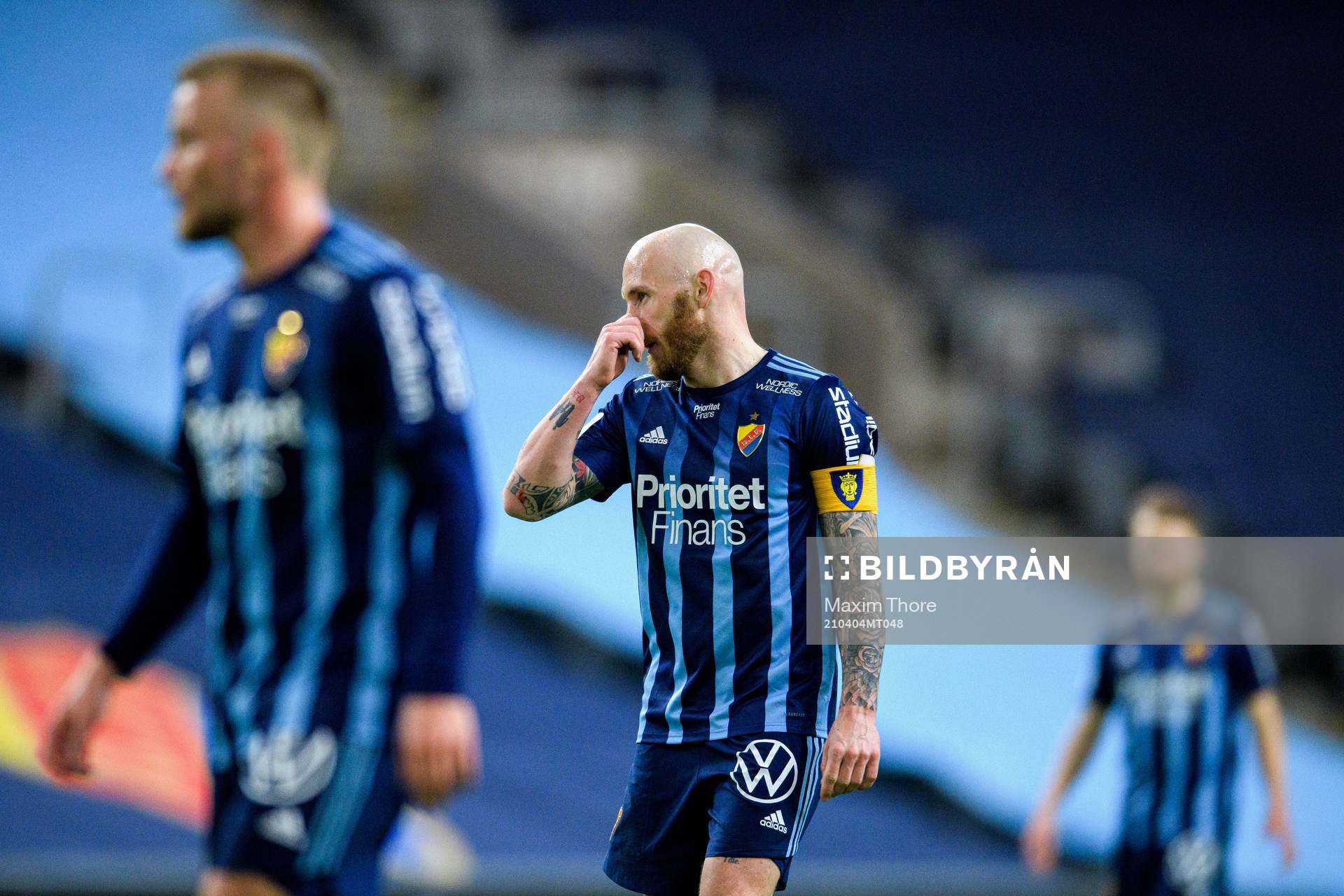 Djurgårdens Magnus Eriksson deppar