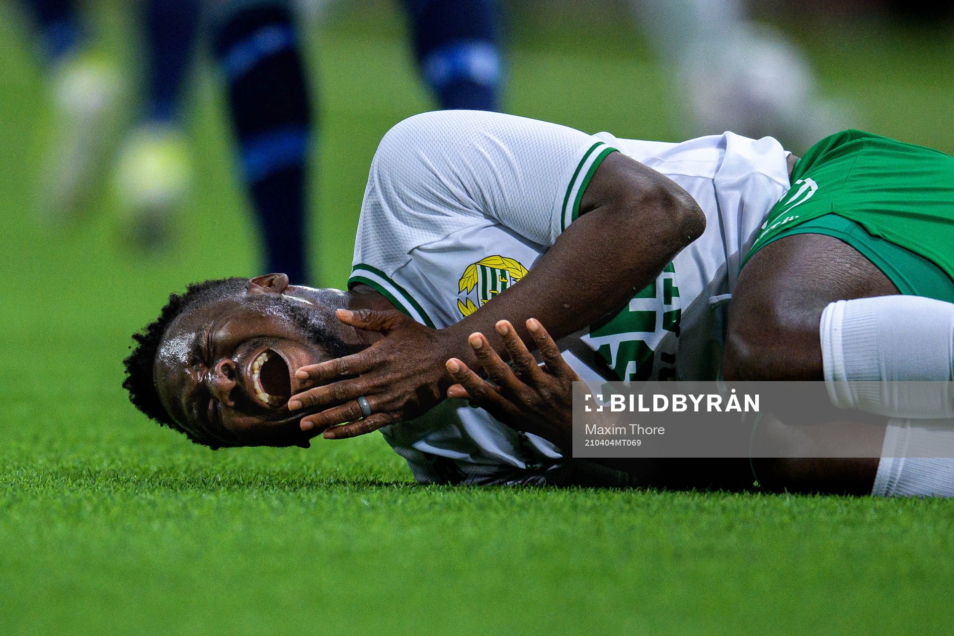 Hammarbys David Accam har ont