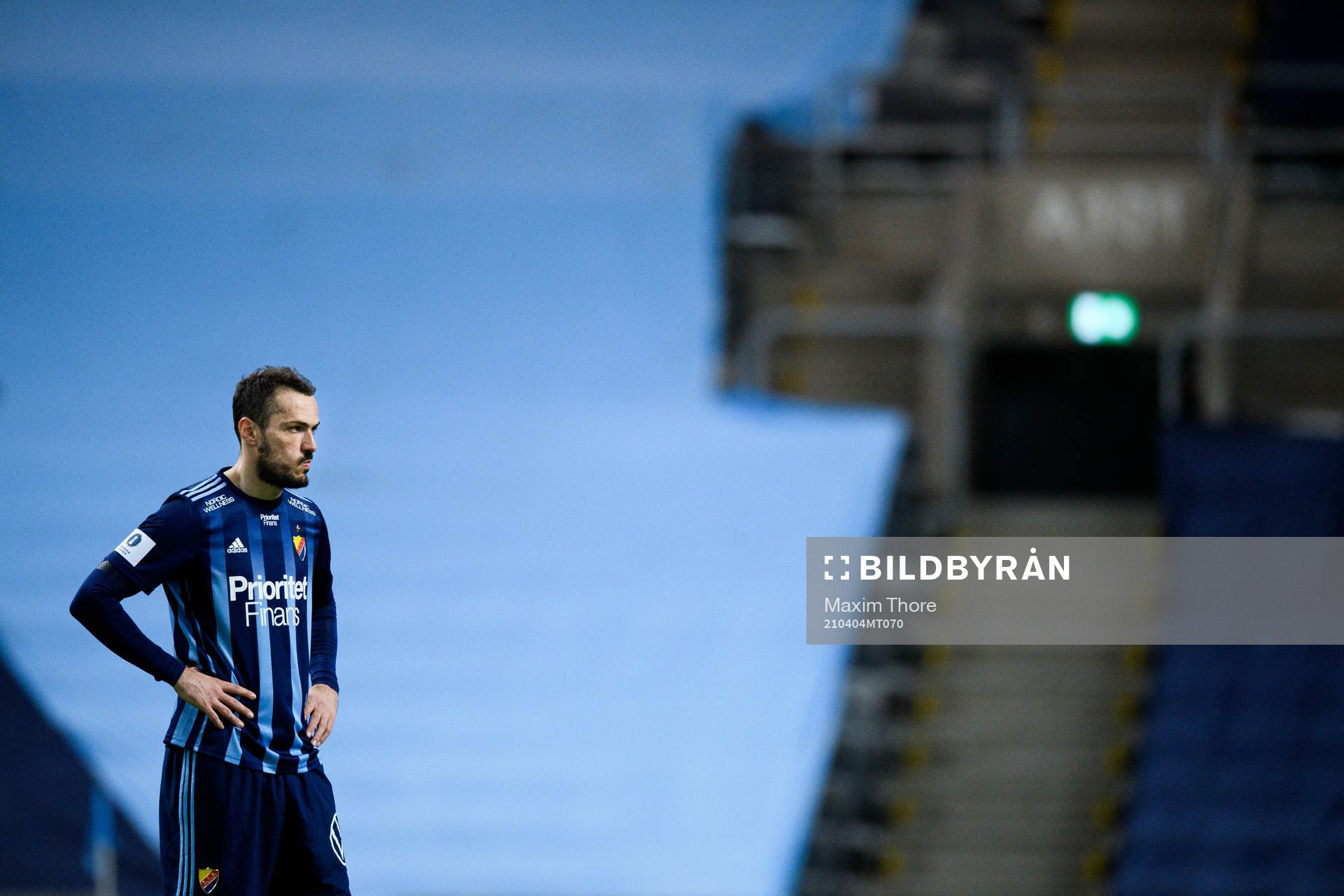 Djurgårdens Emir Kujovic deppar