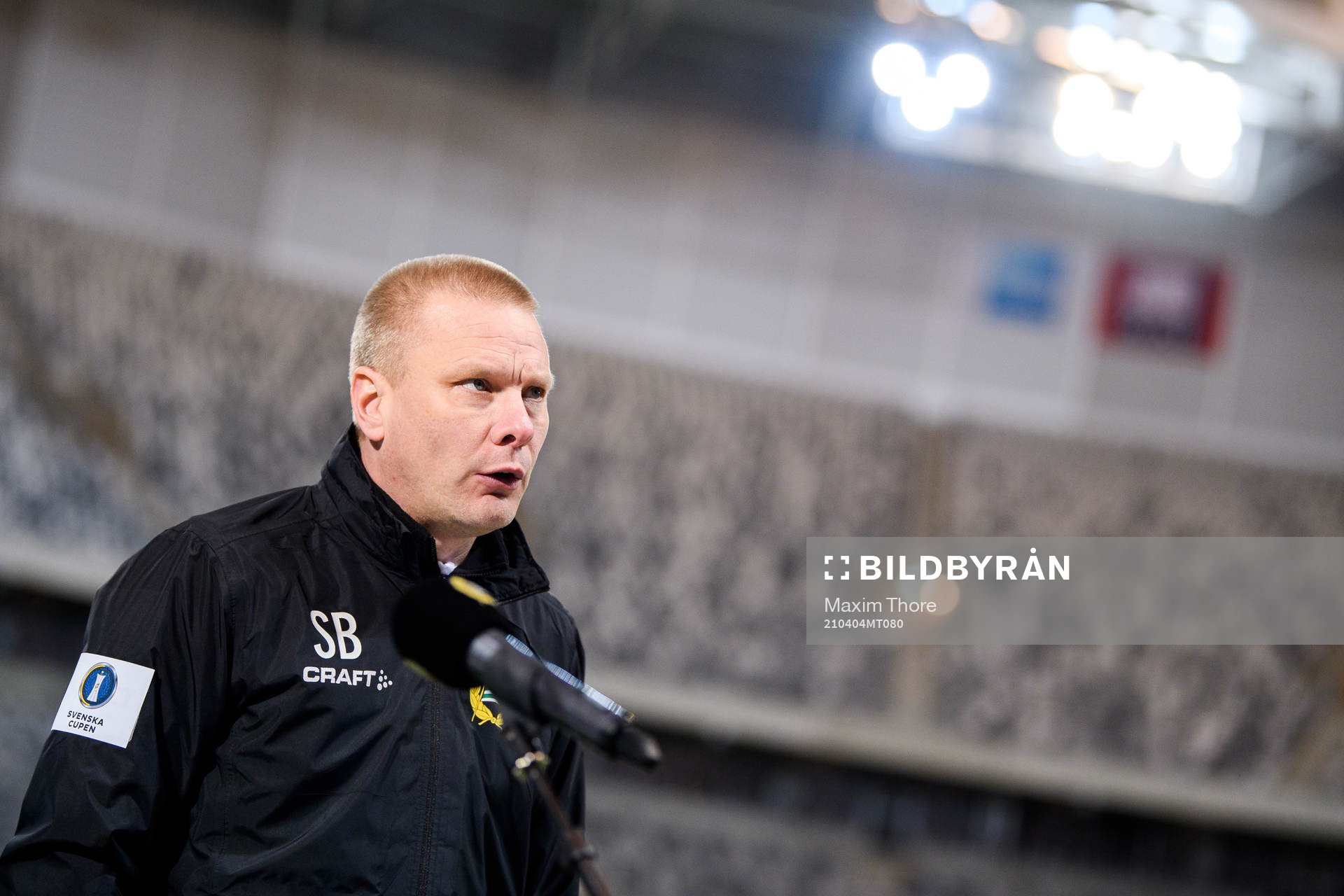 Hammarbys tränare Stefan Billborn