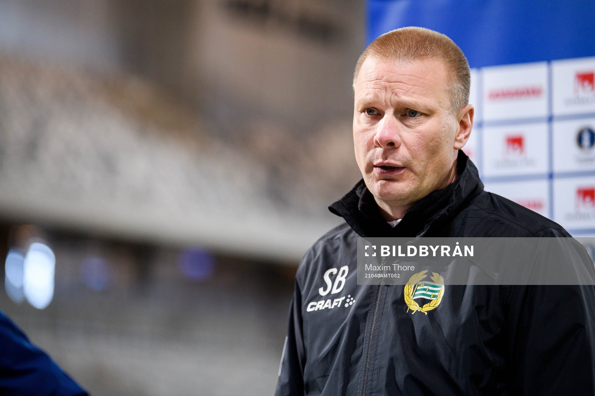 Hammarbys tränare Stefan Billborn