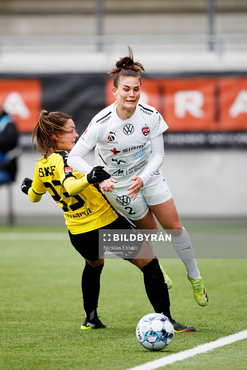 Rosengårds Nathalie Björn och Häckens Johanna Rytting