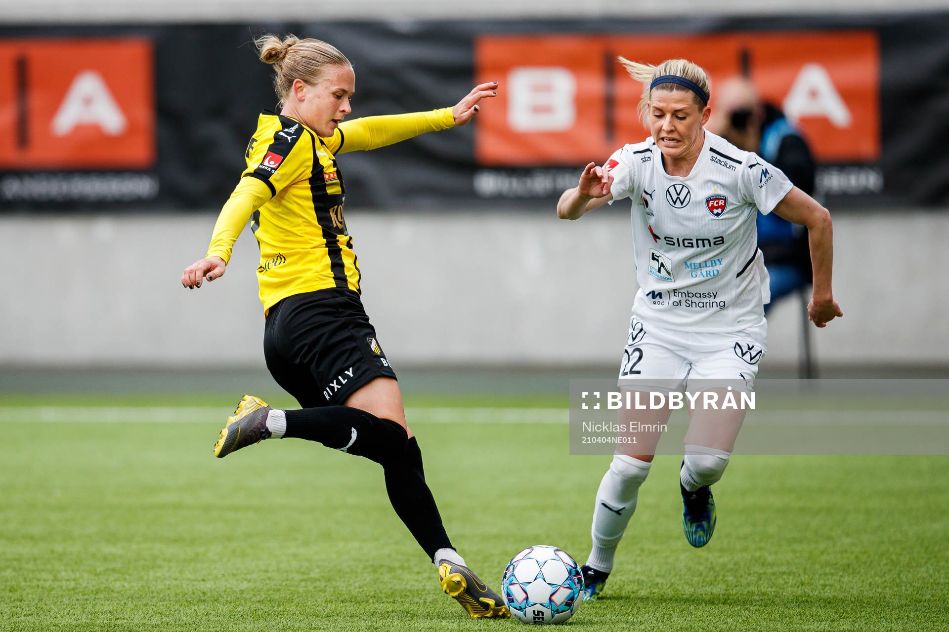 Häckens Filippa Curmark och Rosengårds Olivia Schough