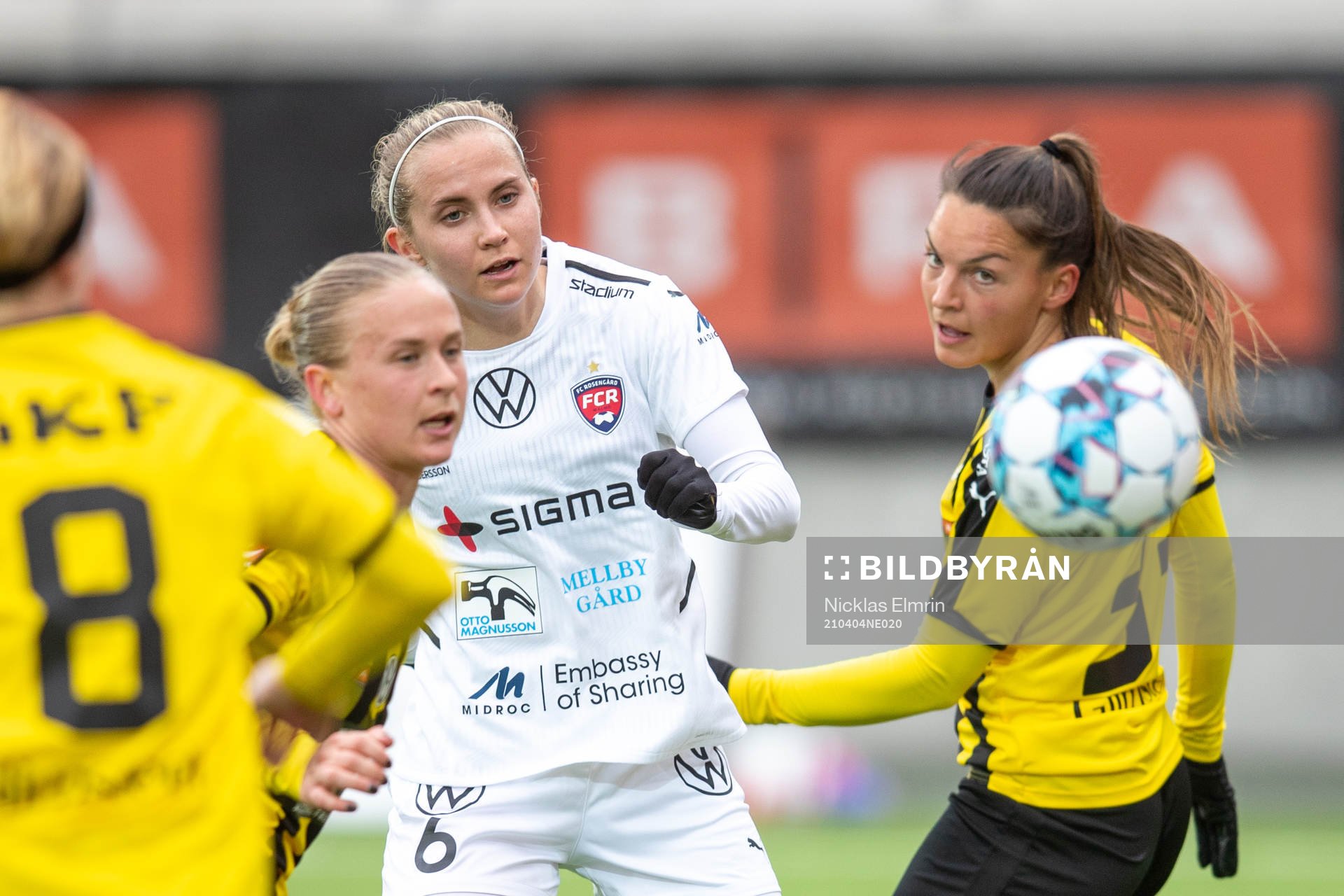 Häckens Johanna Rytting Kaneryd mot Rosengårds Ria Noora