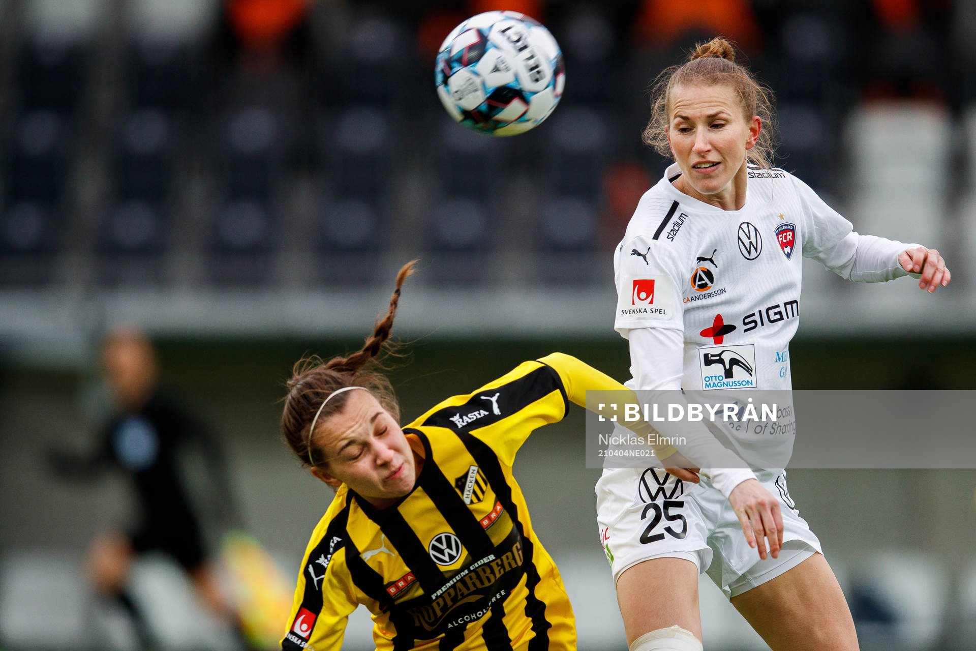 Häckens Julia Zigiotti Olme och Rosengårds Emma Berglund