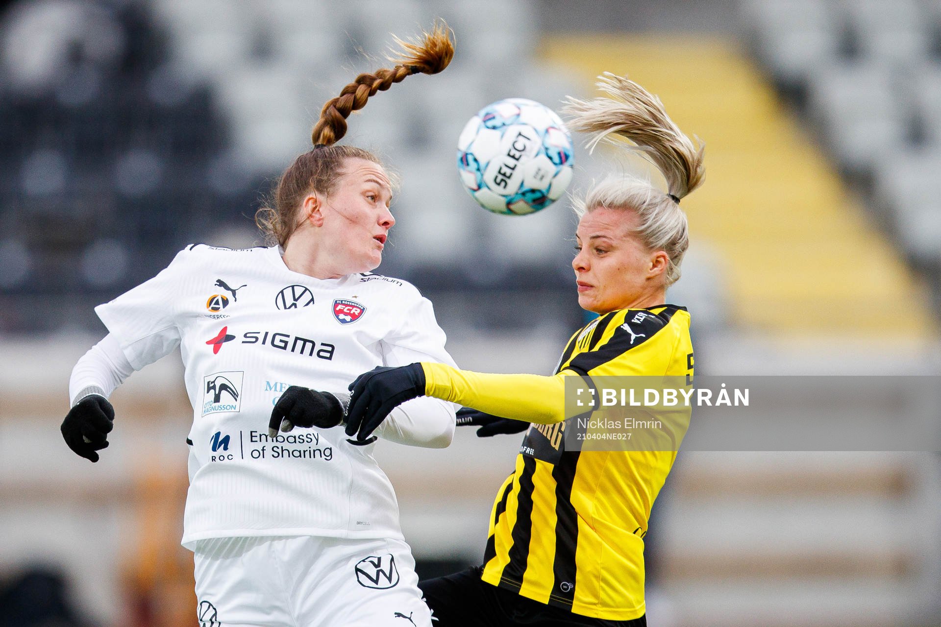 Rosengårds Stefanie Sanders och Häckens Lotta