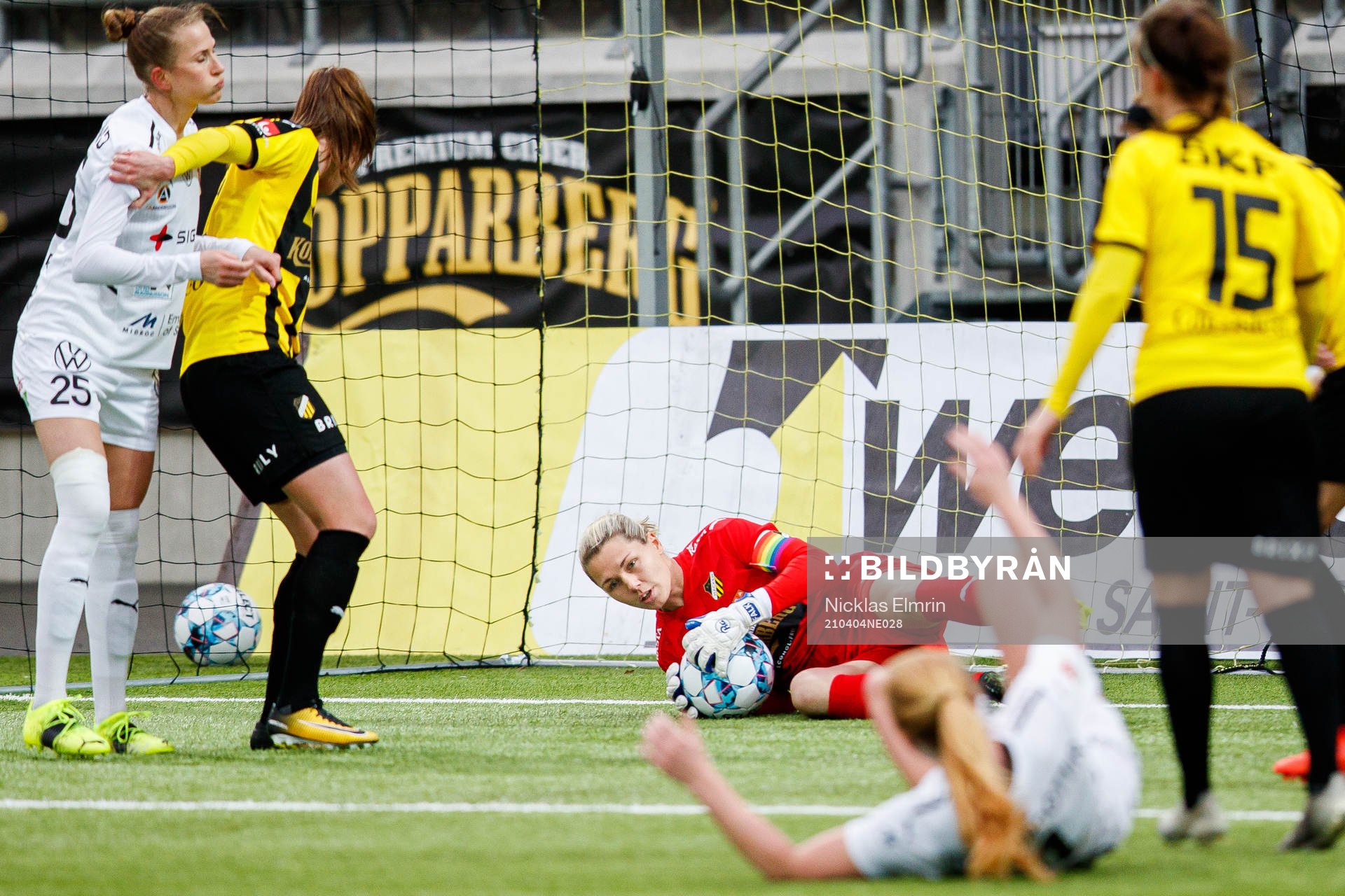 Häckens målvakt Jennifer Falk