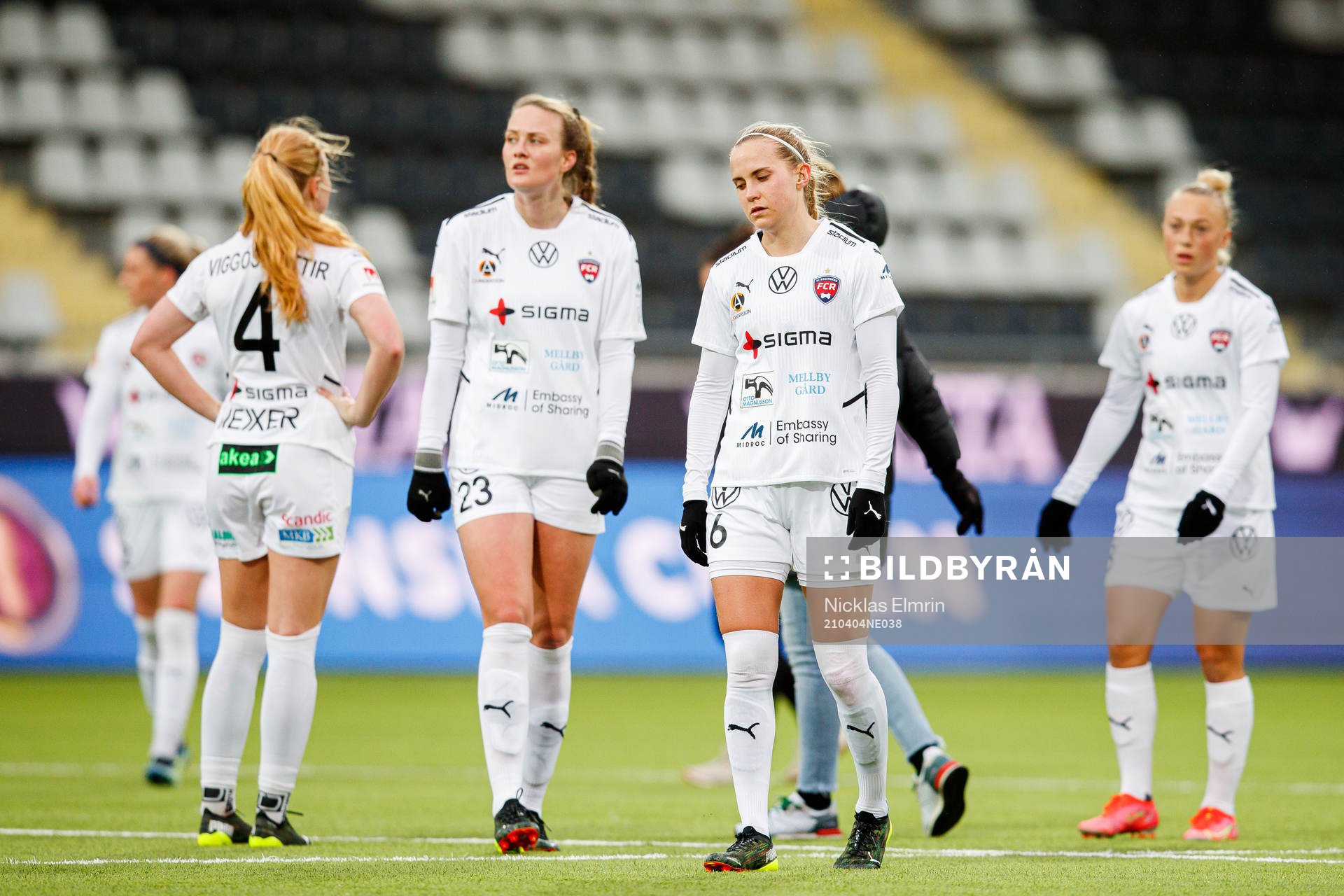 Rosengårds Stefanie Sanders och Ria Noora Minerva Öling