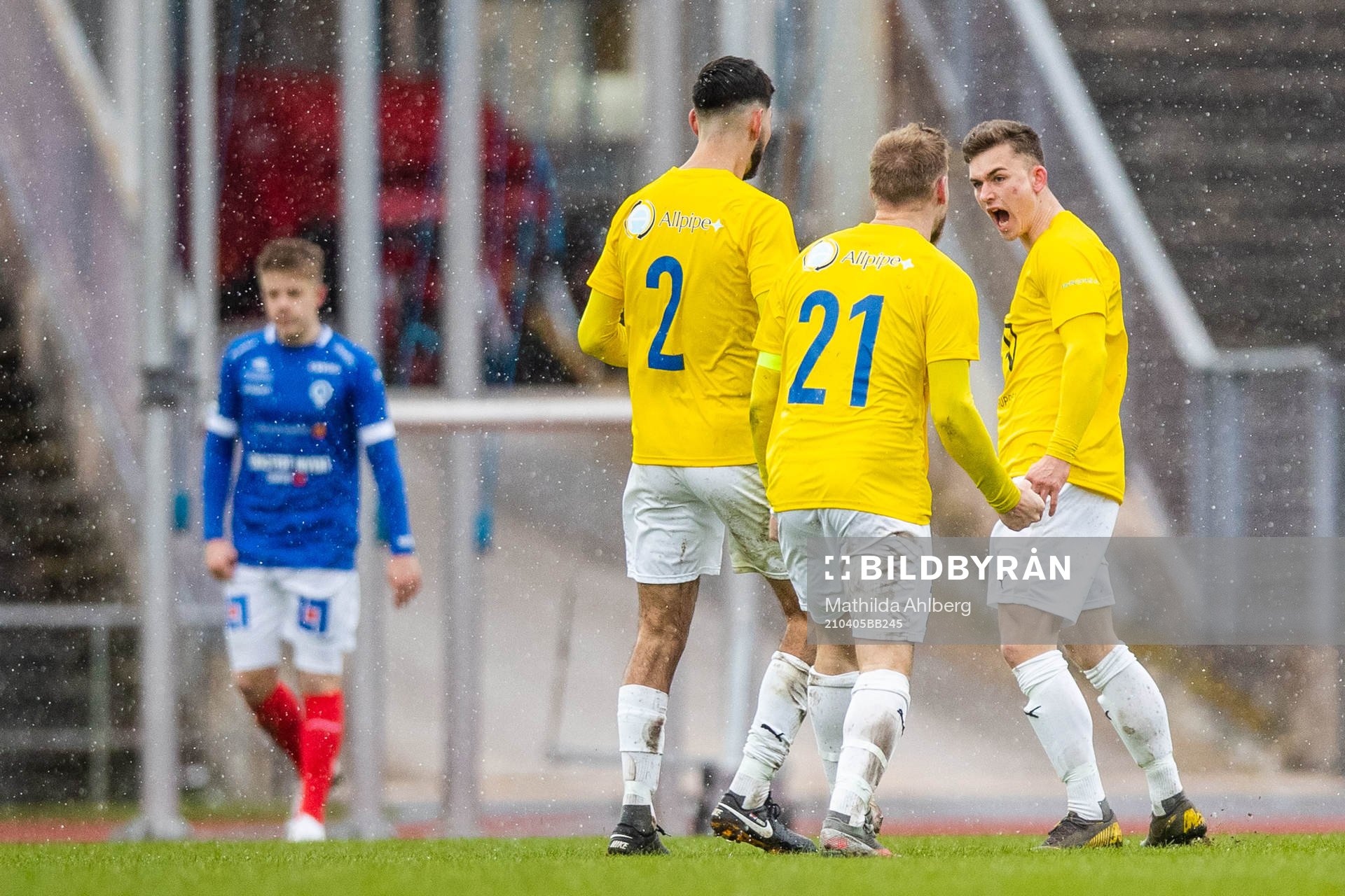 IFK Malmös Elliot Lindquist Nilsson jublar