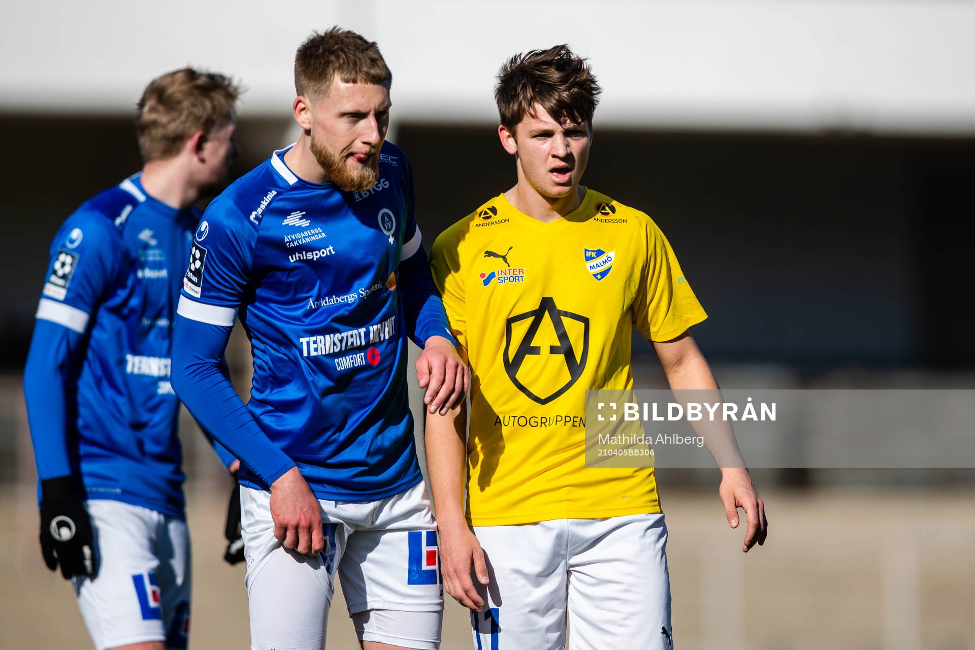 Åtvidabergs Bram van Dongen och IFK Malmös Jesper Rindmo