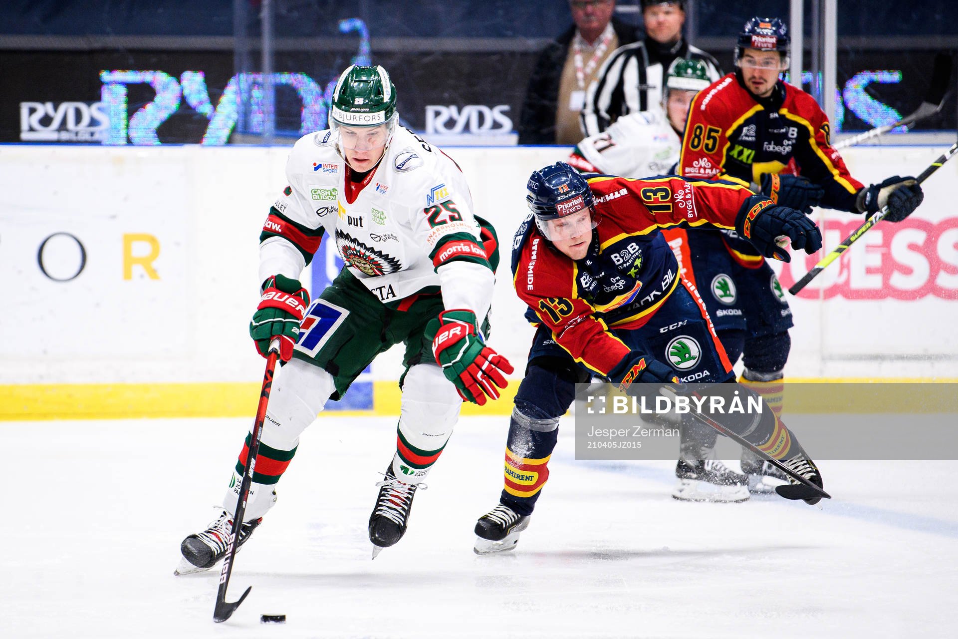 Frölundas Elmer Söderblom och Djurgårdens Kalle Östman