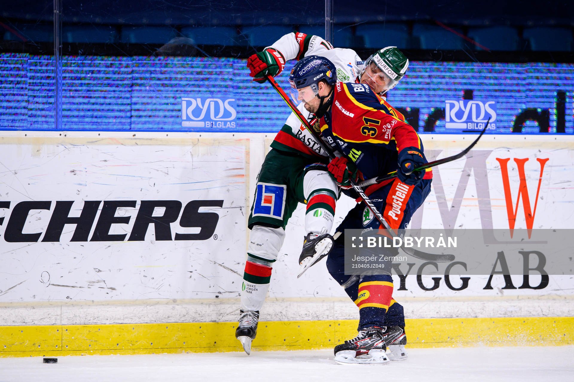 Frölundas Nicklas Lasu och Djurgårdens Dick Axelsson