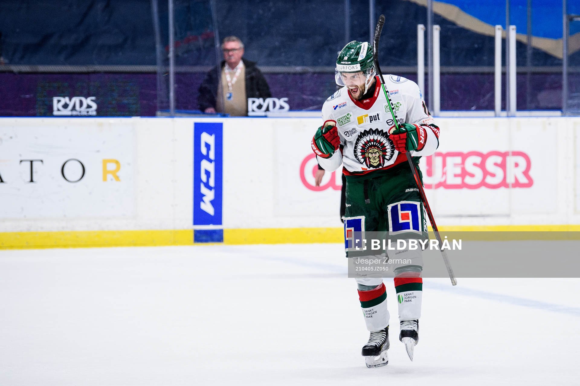 Frölundas Stefan Elliot jublar