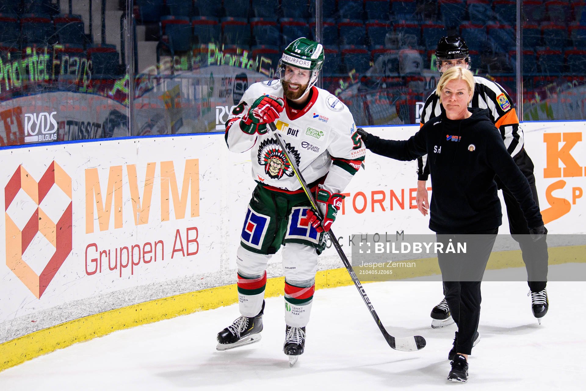 Frölundas Jonathan Sigalet  har ont