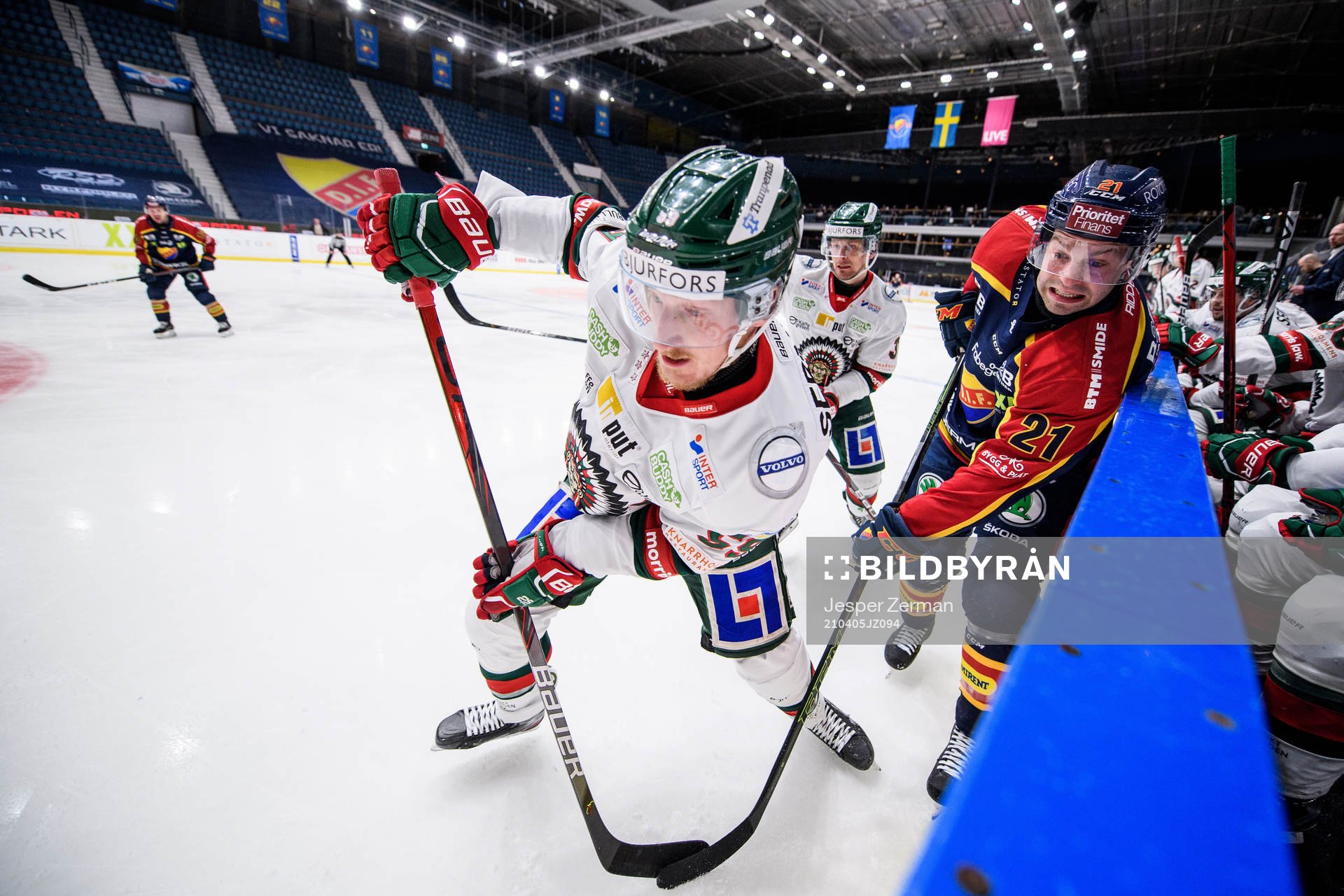 Frölundas Simon Hjalmarsson och Djurgårdens Marc-André