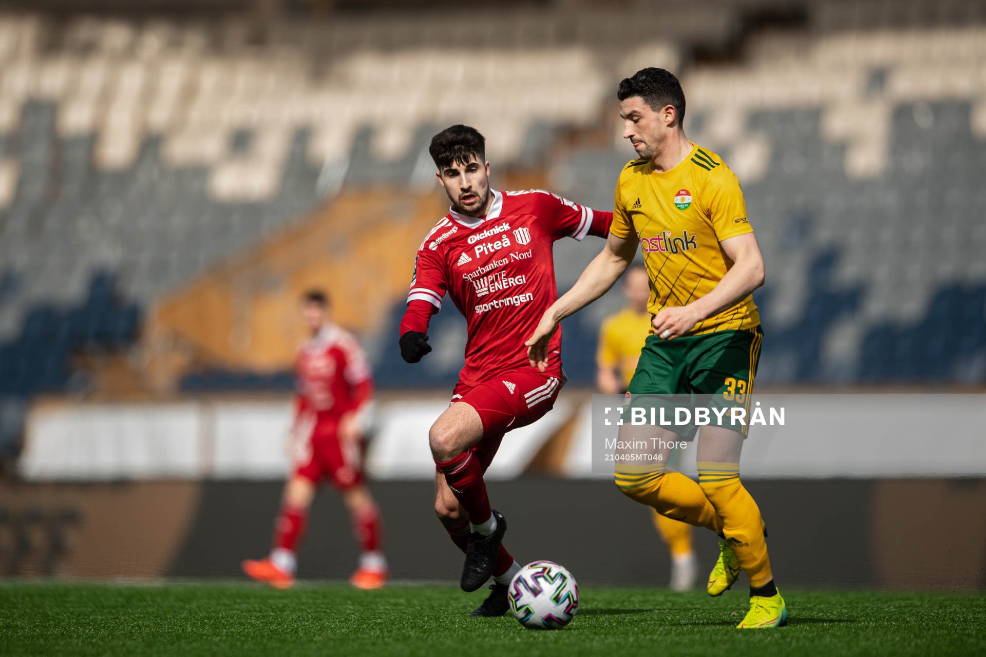 Piteås Siavash Jamehdar och Dalkurds Irfan Jasarevic