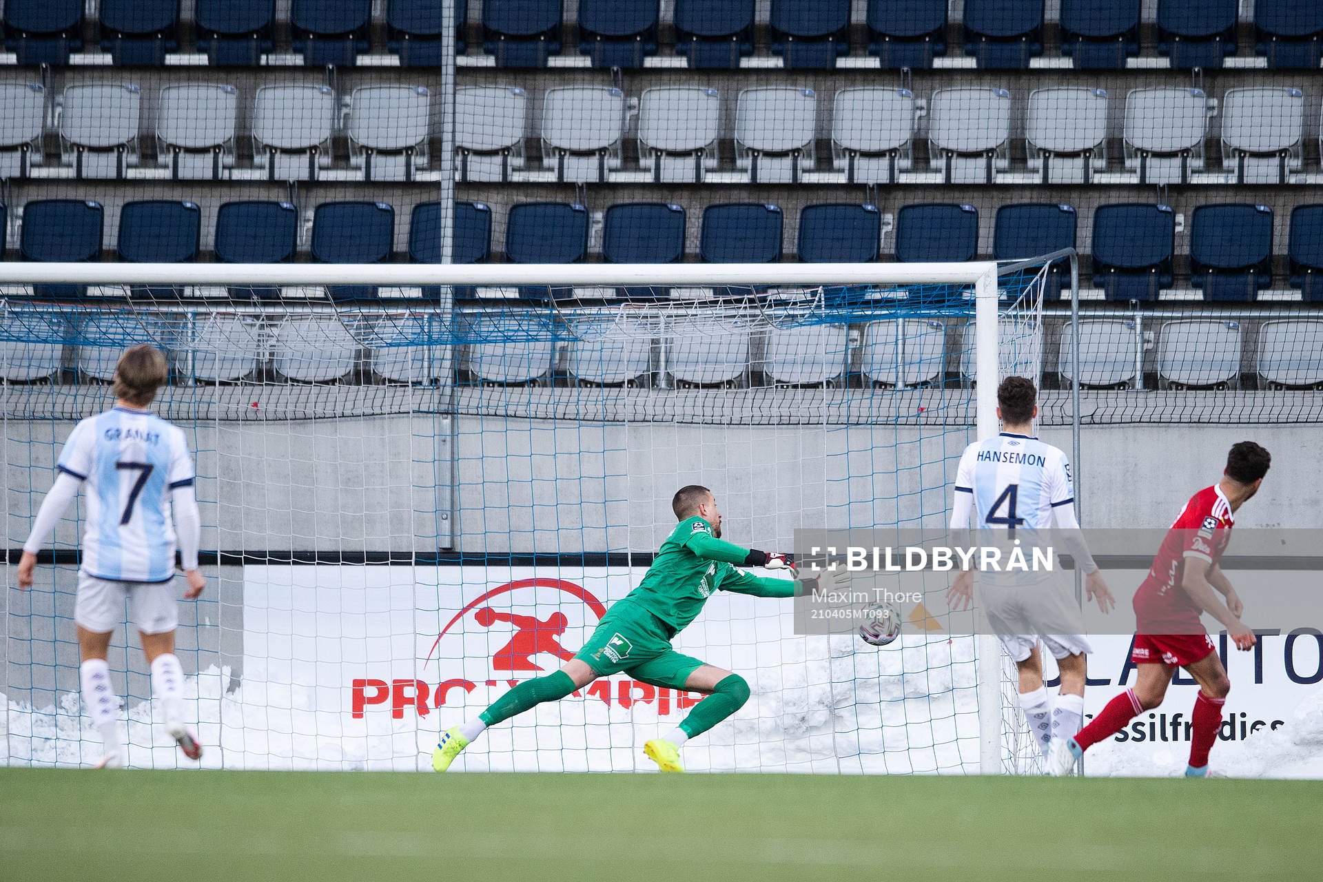 Luleås Yassine Assam gör 1-1