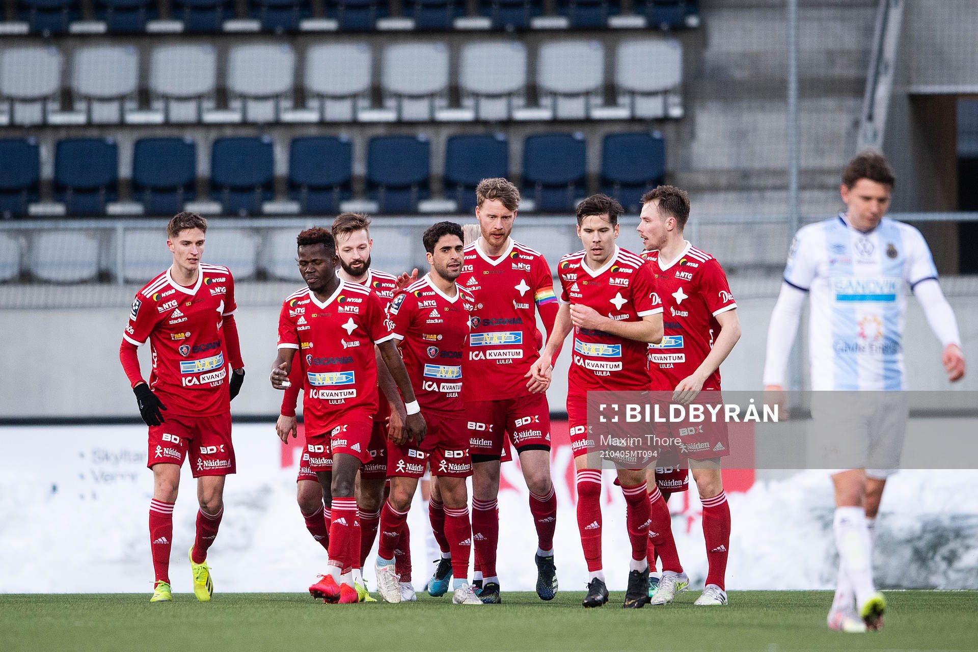 Luleås Yassine Assam jublar