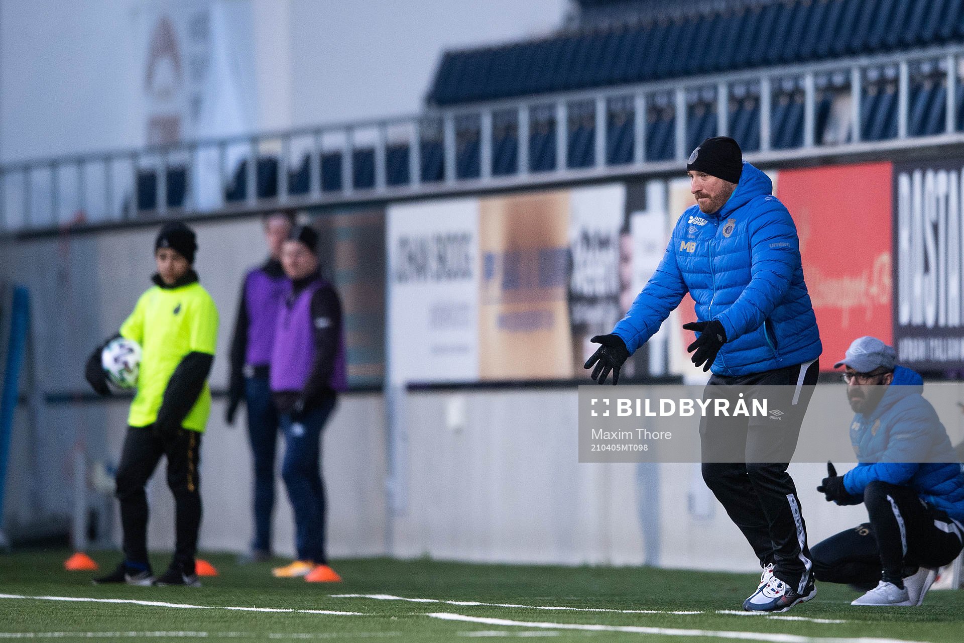 Gefles tränare Mikael Bengtsson