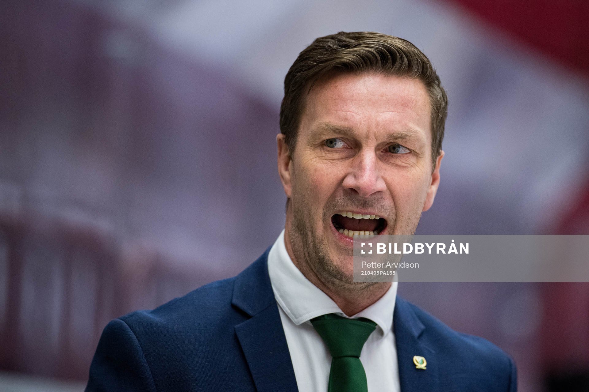 Färjestads tränare Johan Pennerborn