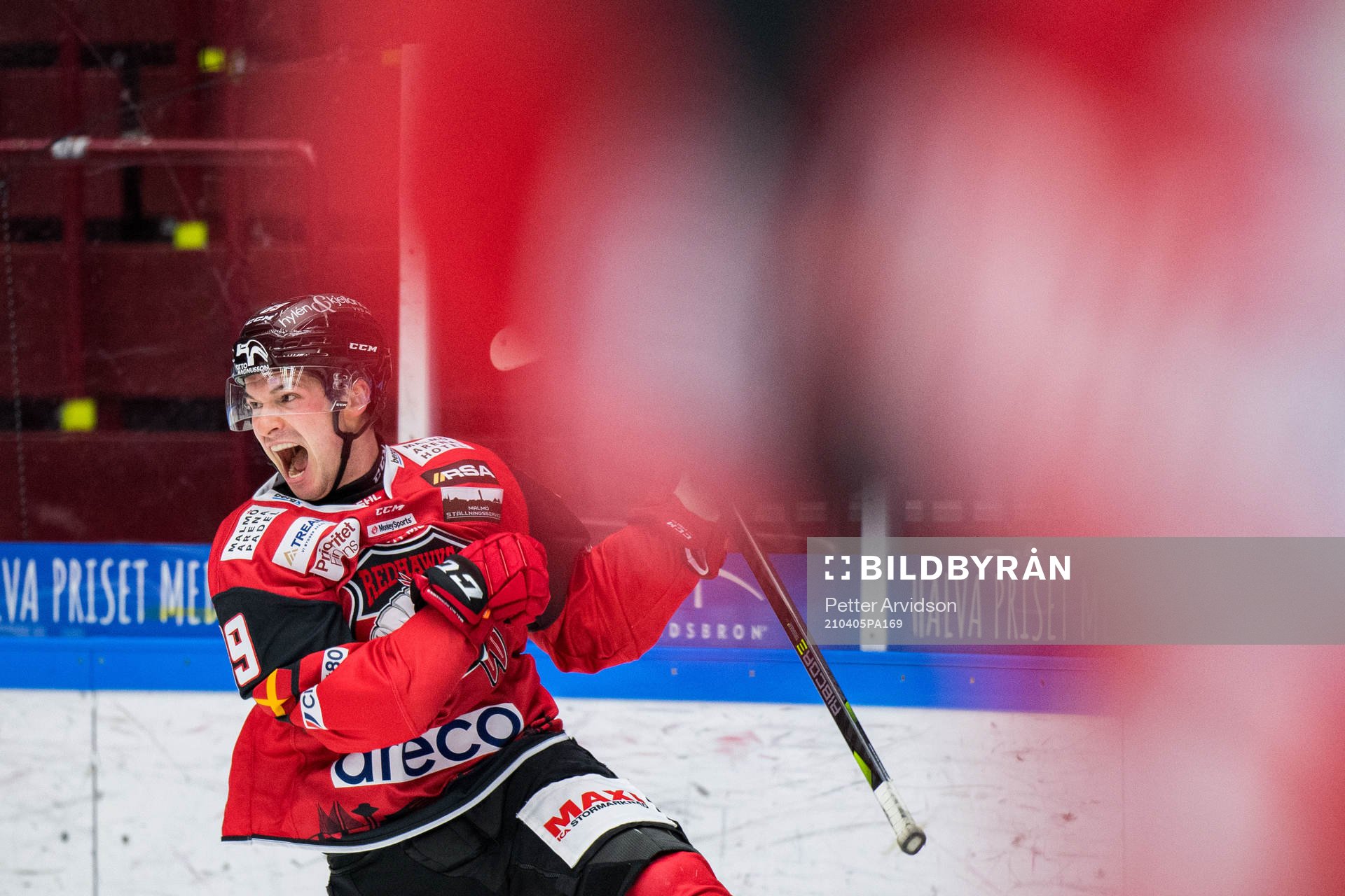 Malmö Redhawks Matt Puempel jublar