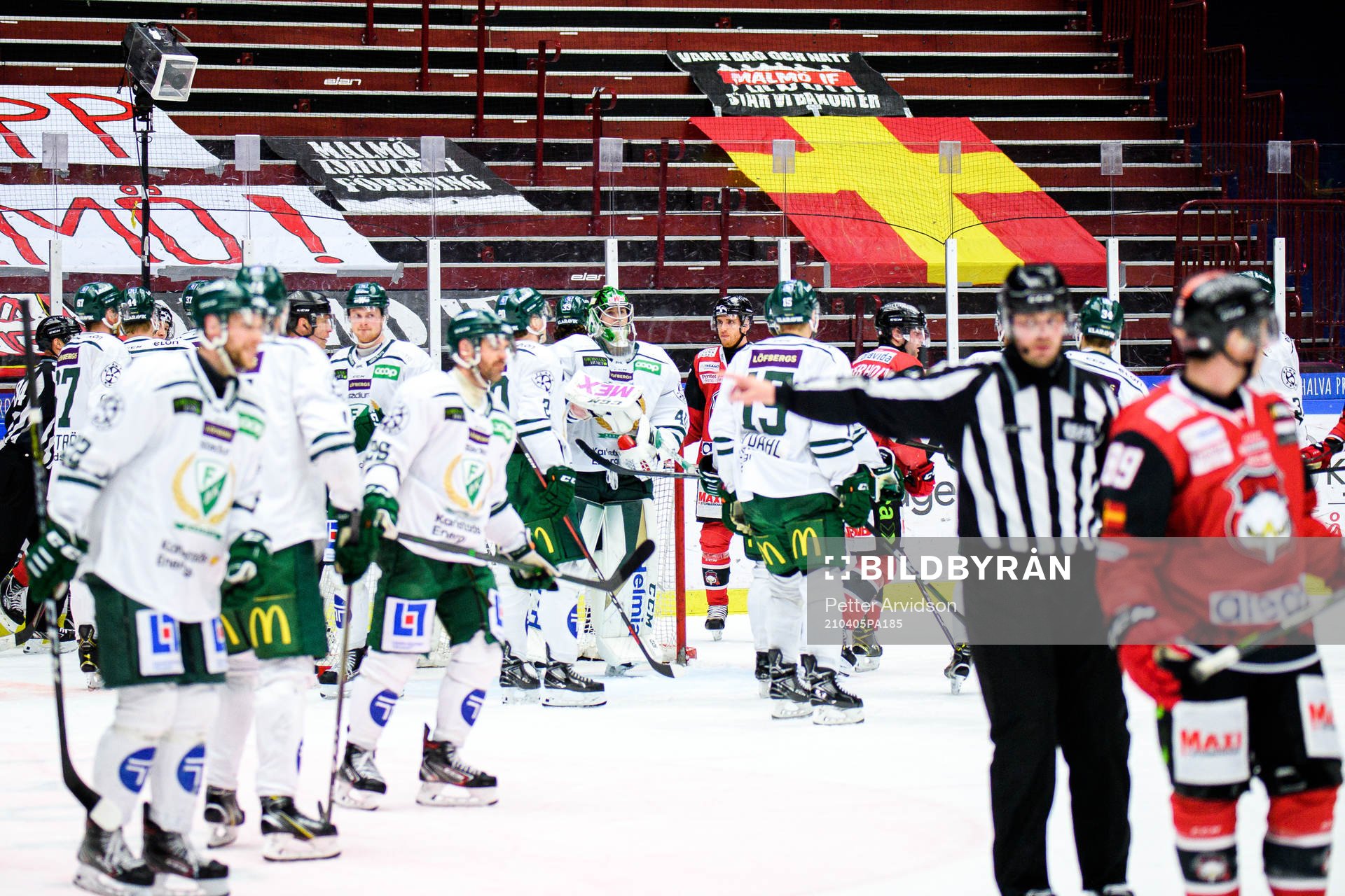 Färjestads målvakt Henrik Haukeland