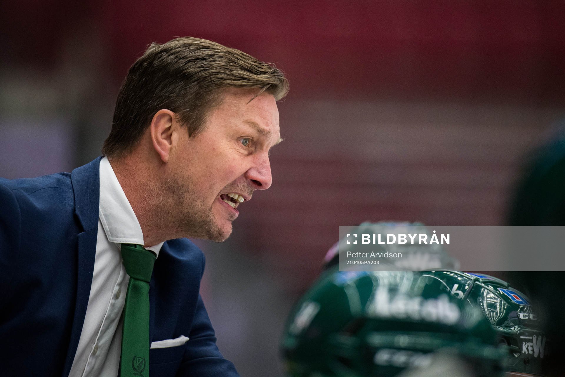 Färjestads tränare Johan Pennerborn