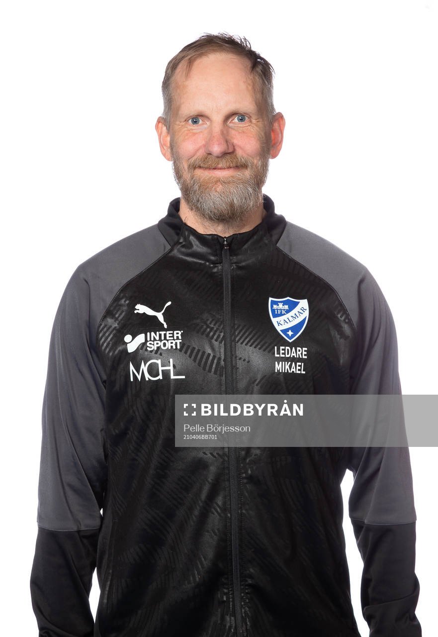 Kalmars assisterande tränare Mikael Kullman Larsson poserar för ett porträtt den 6 april 2021 i Kalmar.