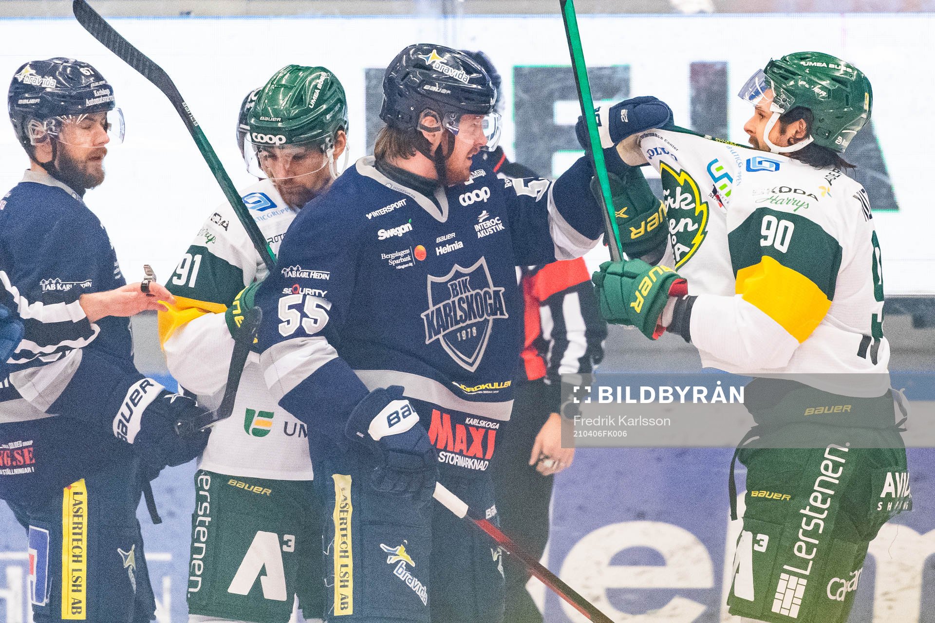Karlskogas Arvid Aronsson och Björklövens Alex Hutchings