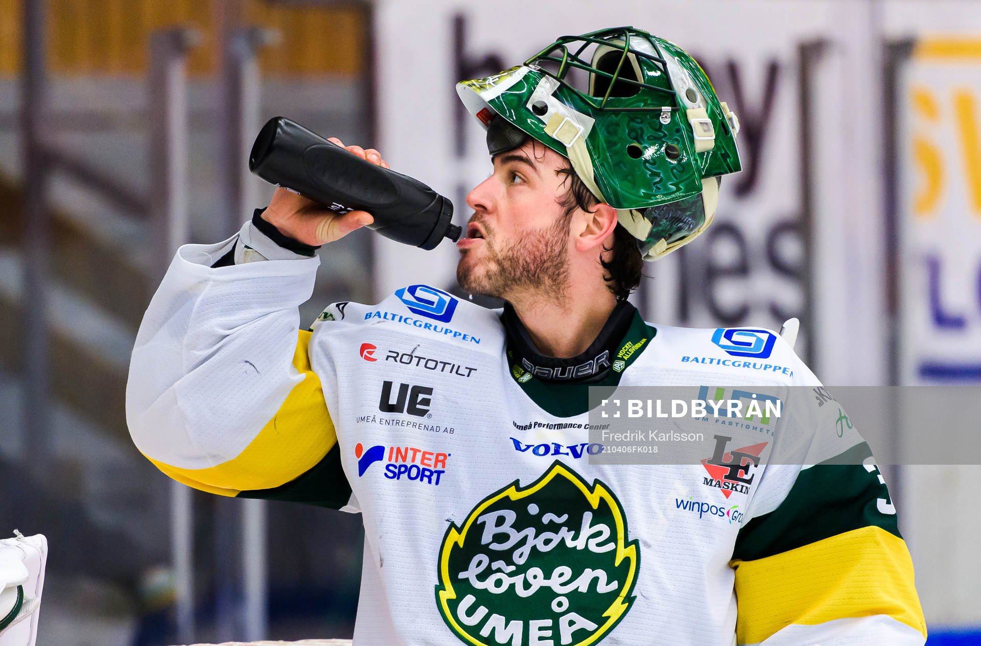 Björklövens målvakt Kevin Poulin