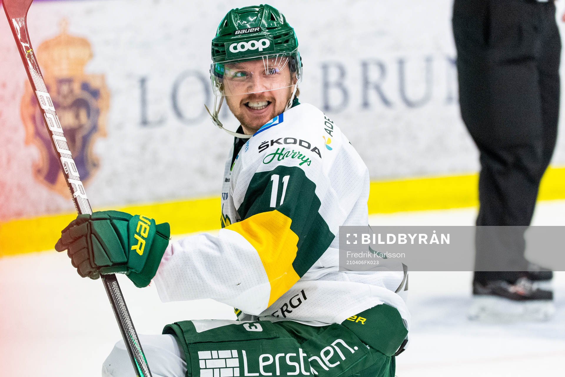 Björklövens William Eriksson jublar