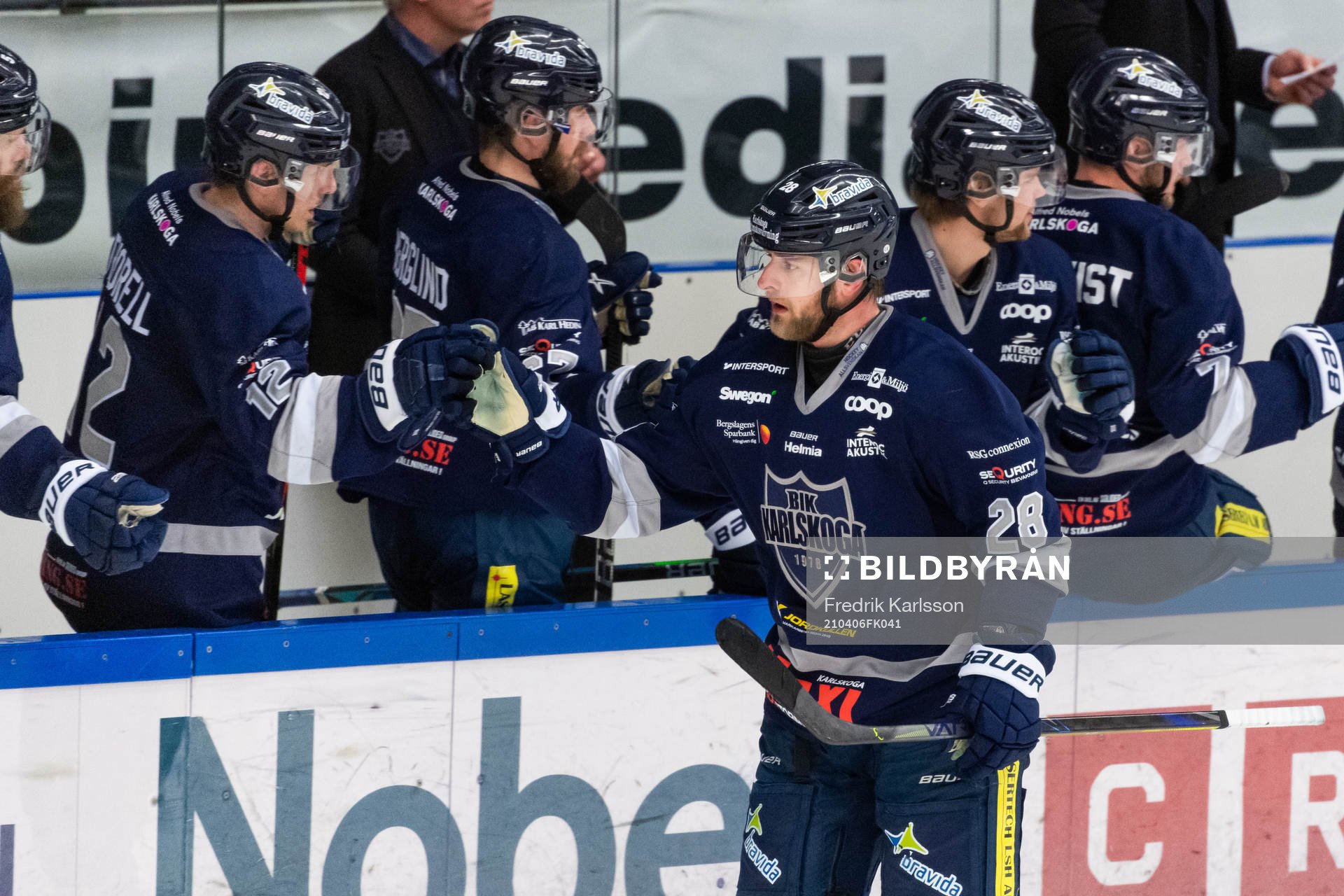 Karlskogas Sebastian Fakt jublar
