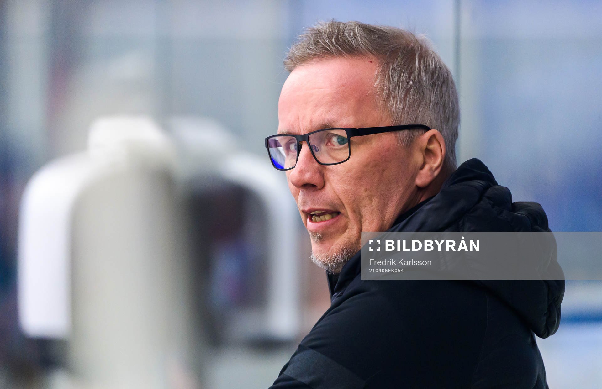 Björklövens tränare Hans Wallson
