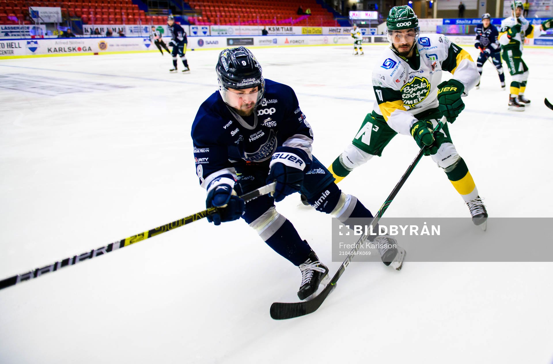 Karlskogas Gustaf Franzen och Björklövens Tyler Vesel