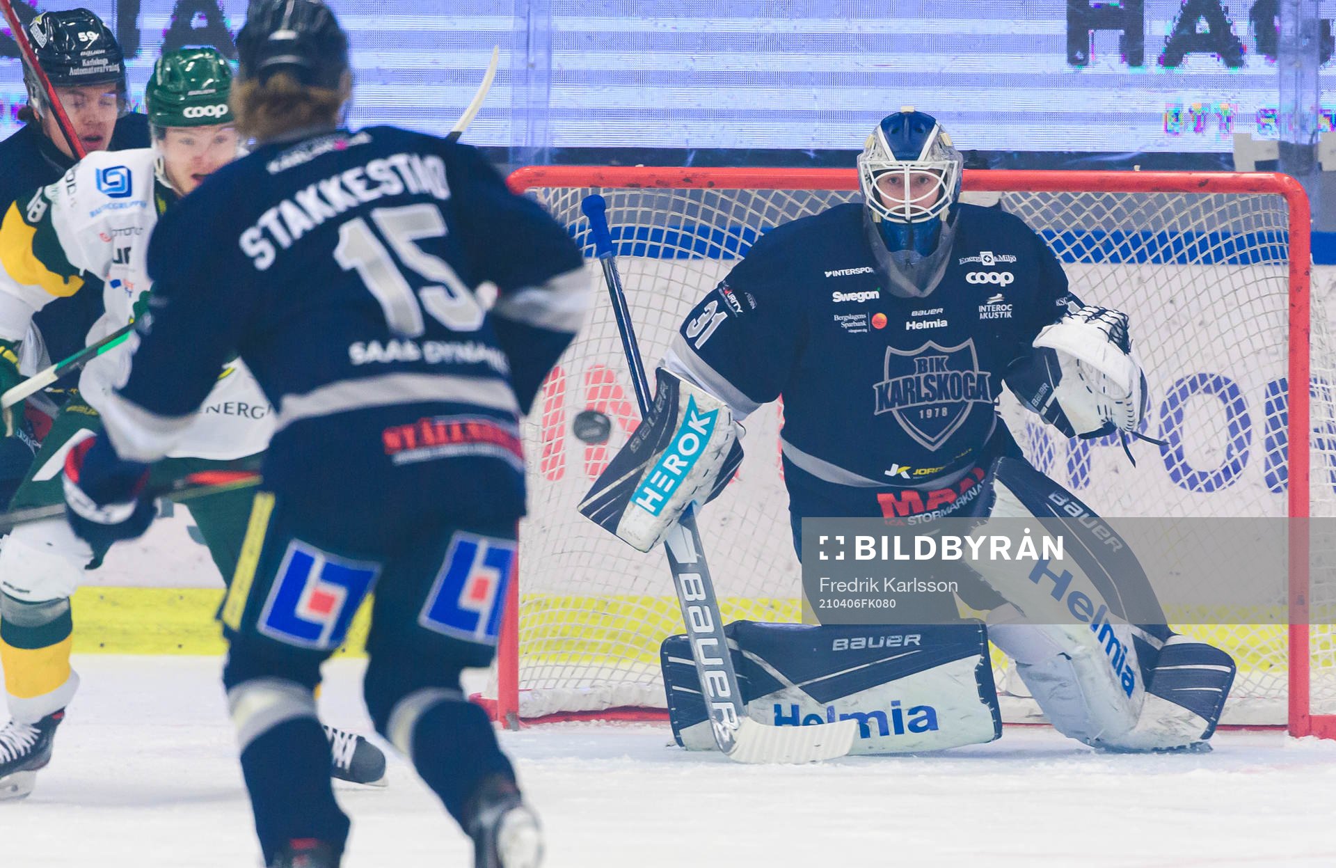 Karlskogas målvakt Tim Juel