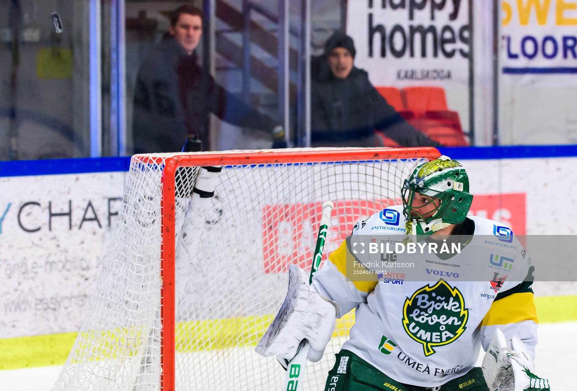 Björklövens målvakt Kevin Poulin