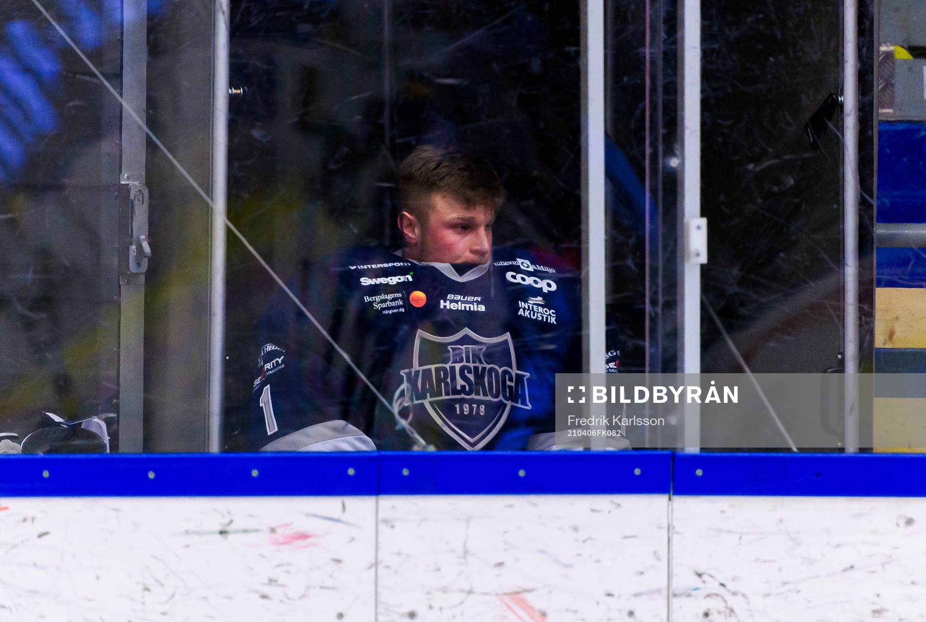 Karlskogas målvakt Edwin Mustafic