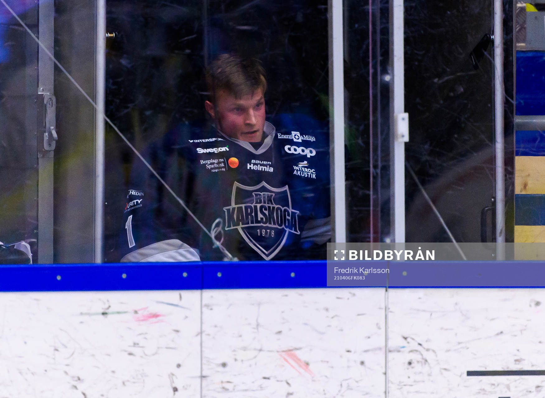 Karlskogas målvakt Edwin Mustafic