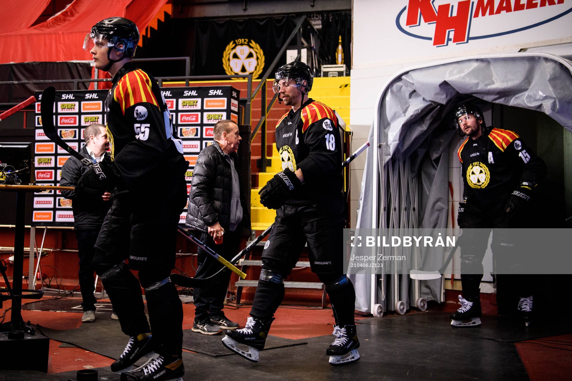 Brynäs Noel Gunler, Anton Rödin och Simon Bertilsson